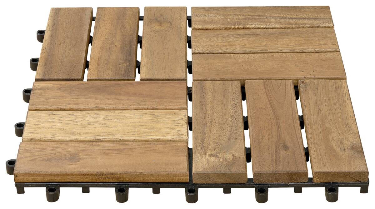 POCOline Terrassenfliese Akazie Akazie B/L: ca. 30x30 cm