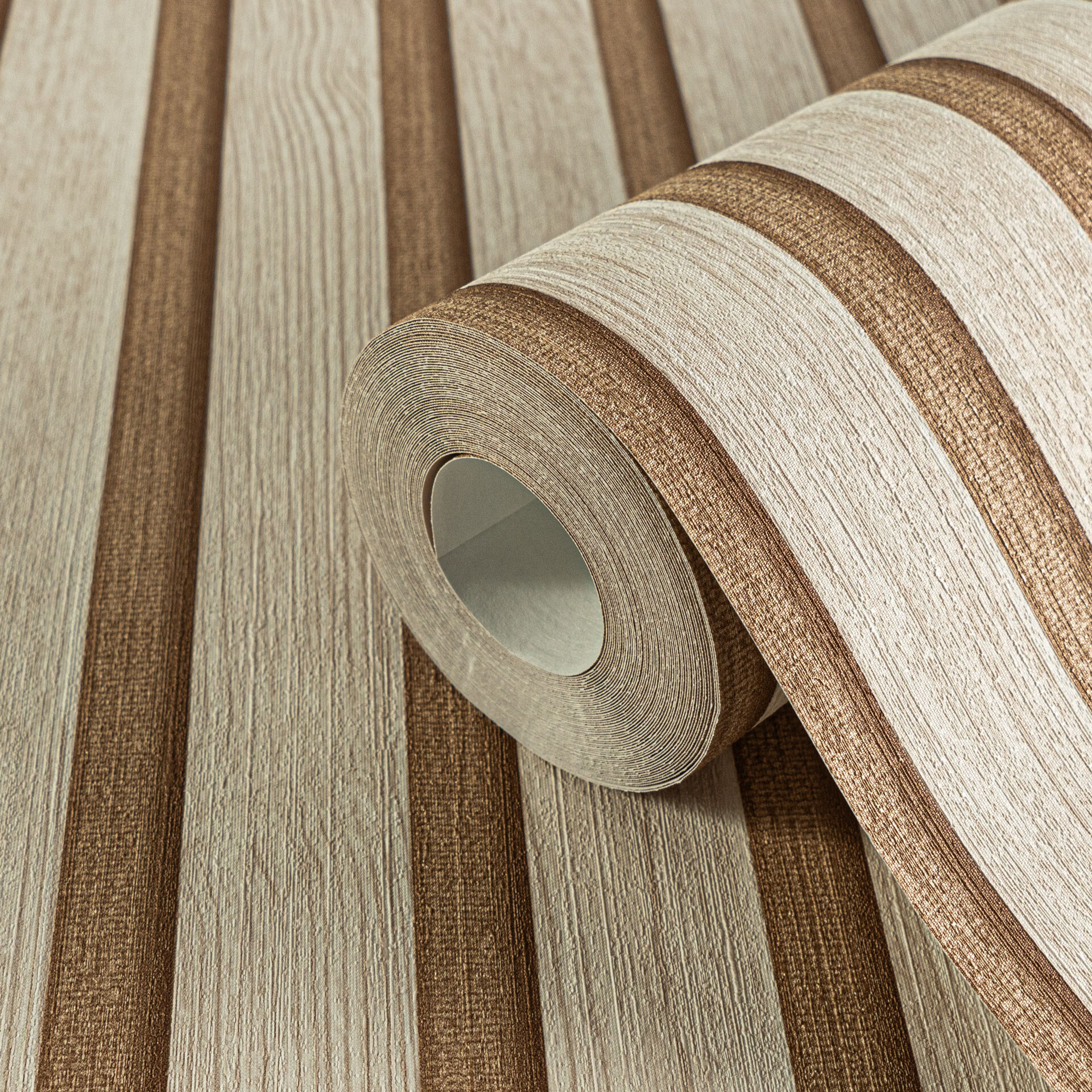 A.S.Creation Vliestapete braun beige B/H/D: ca. 53x1005x8,4 cm