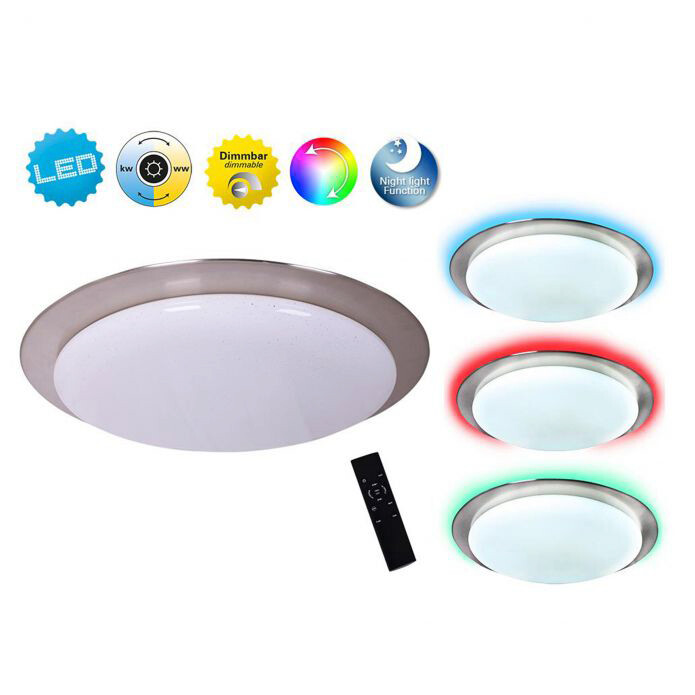 Näve Leuchten LED Deckenleuchte NV1278361 weiß Metall Kunststoff H/D: ca. 8x43 cm null 1 Brennstellen