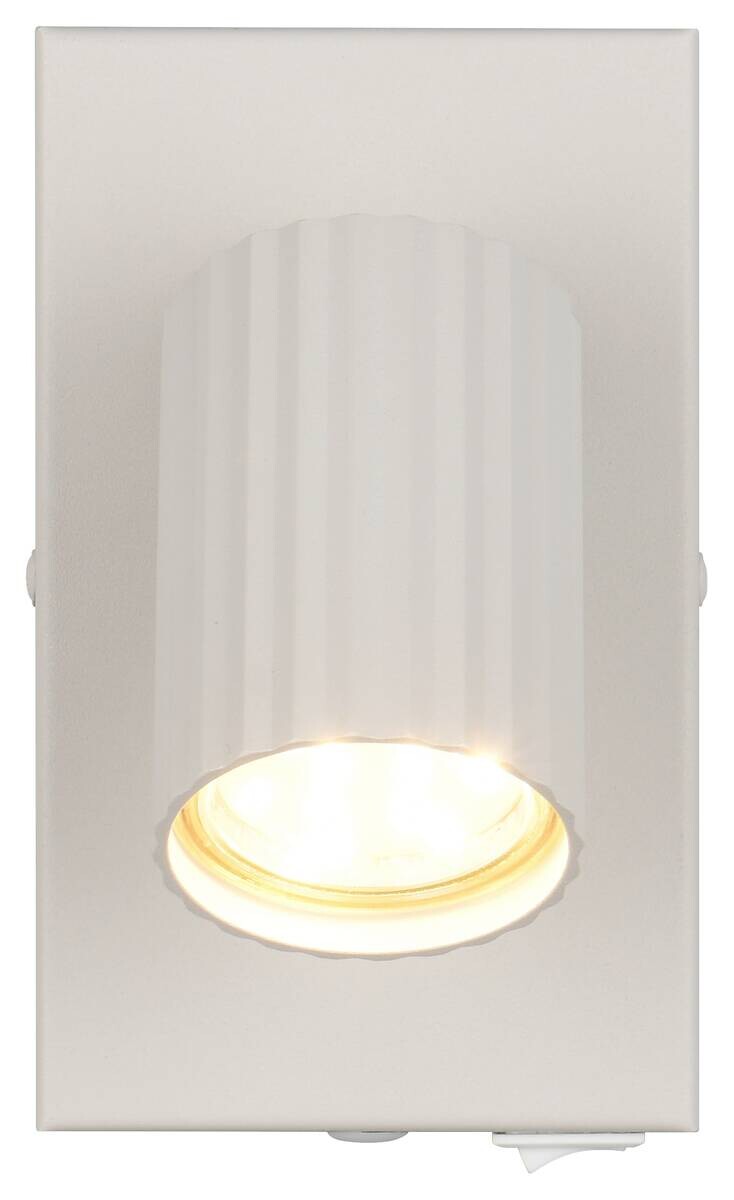 Reality Leuchten Spots Soka grau Metall B/H/L: ca. 9x15x14,5 cm GU10 1 Brennstellen