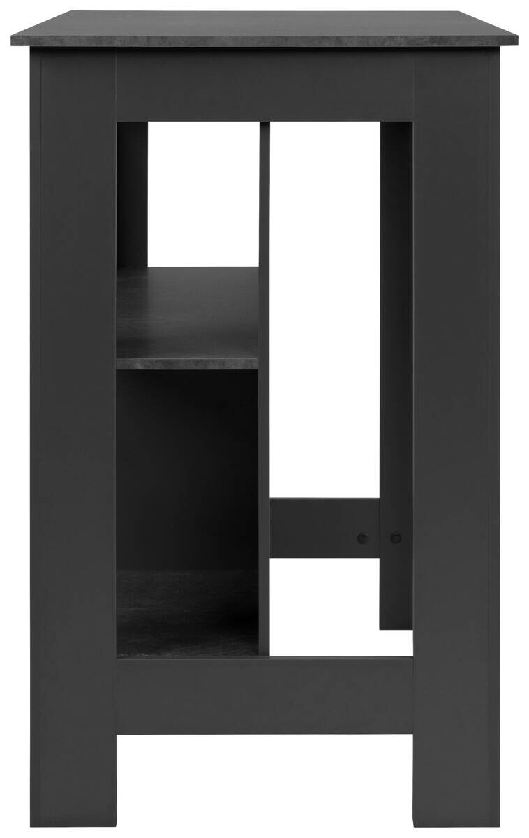 Bartisch Atlanta Schiefergrau Spanplatte B/H/T: ca. 92x106x68 cm