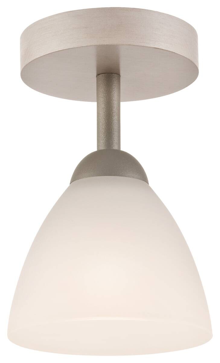 Lamkur Deckenleuchte weiß buche Holz Stahl Glas B/H/L: ca. 20x14x30 cm 1 Brennstellen