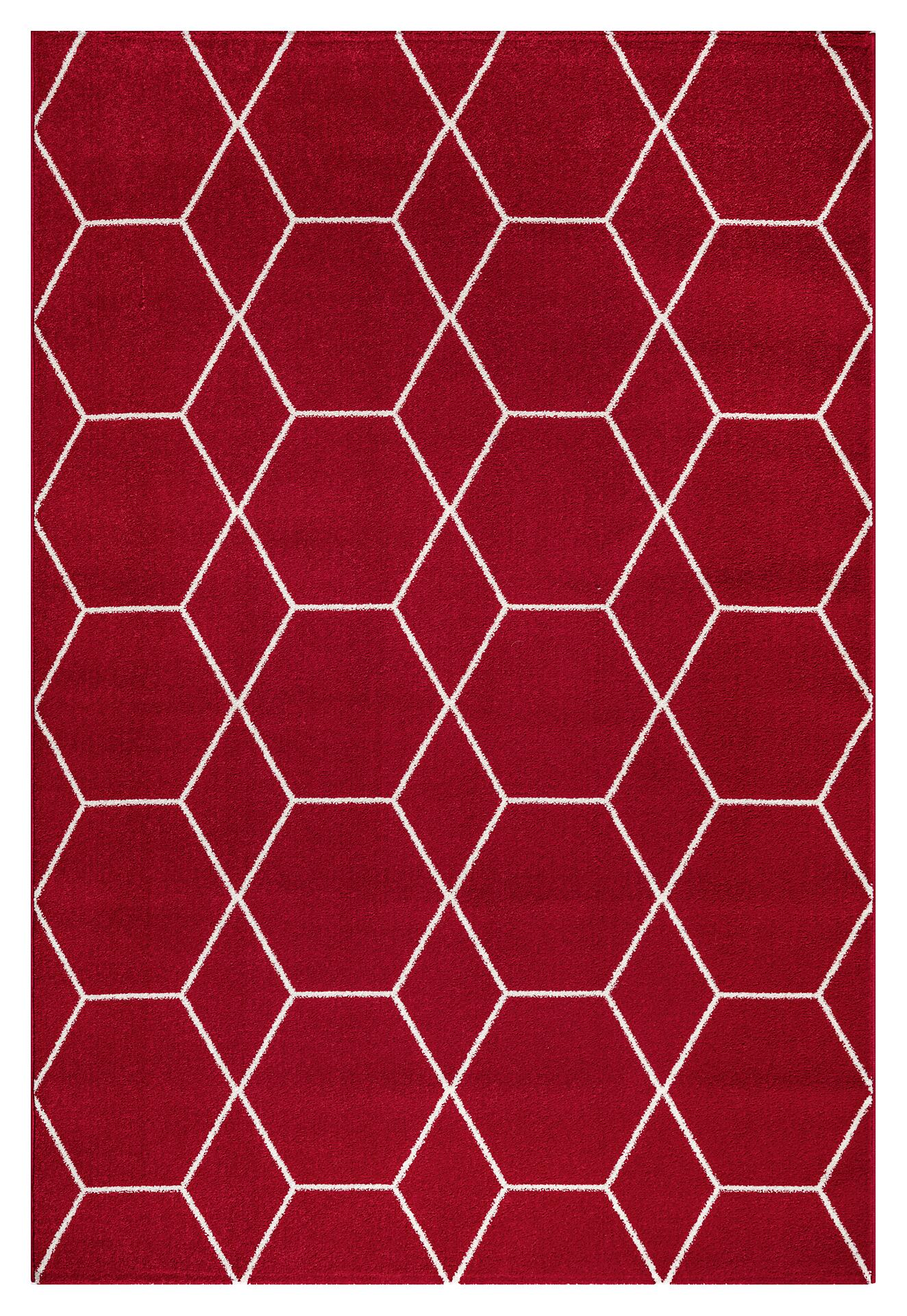 Sanat Teppich Trellis rot B/L: ca. 200x290 cm