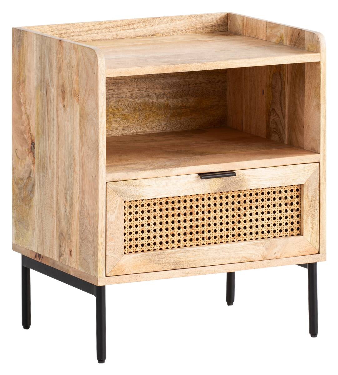 Nachtkonsole natur B/H/T: ca. 50x60x40 cm