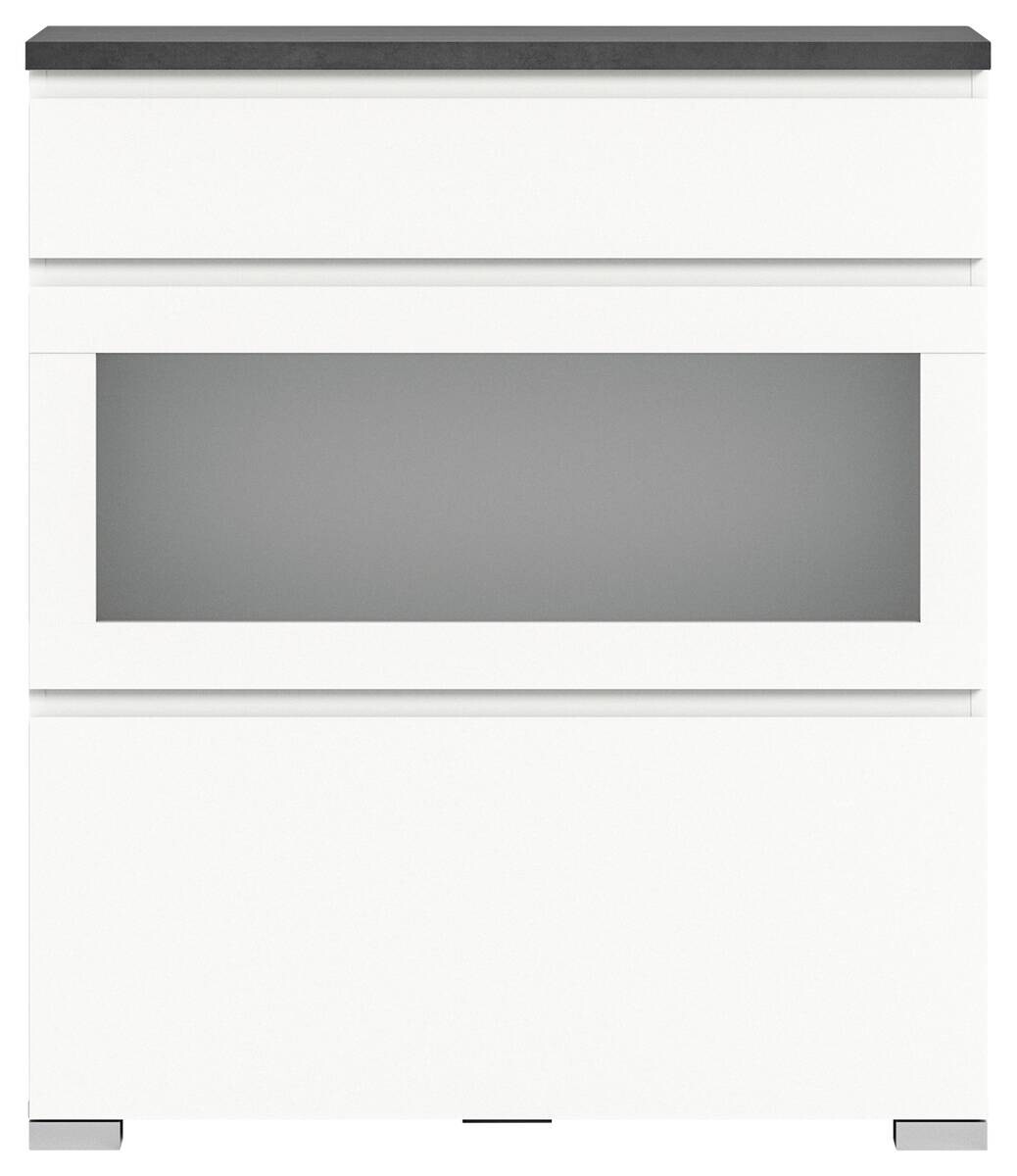 Schuhschrank Shoelove weiß grau B/H/T: ca. 95x109x27 cm