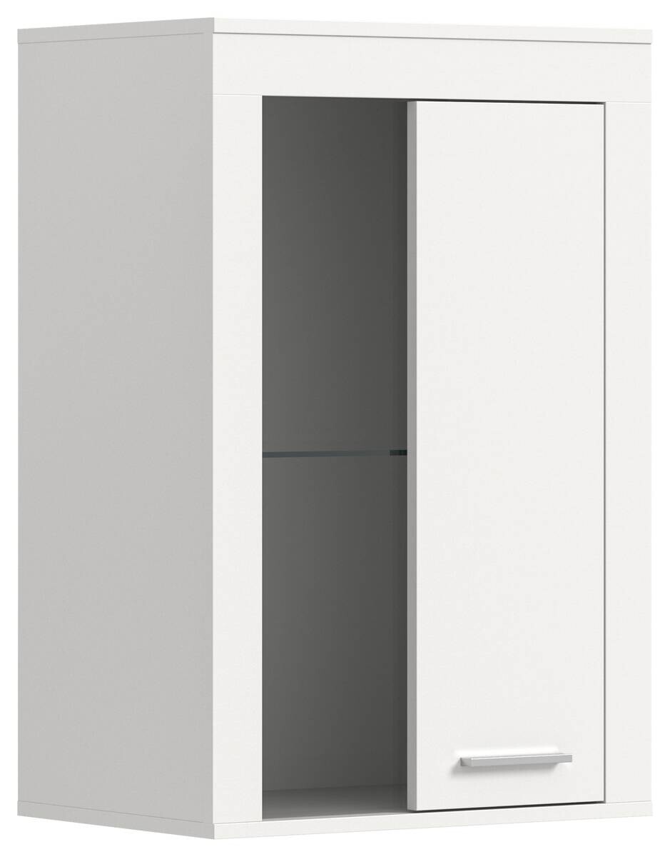 Vitrine Jam weiß B/H/T: ca. 86x60x35 cm