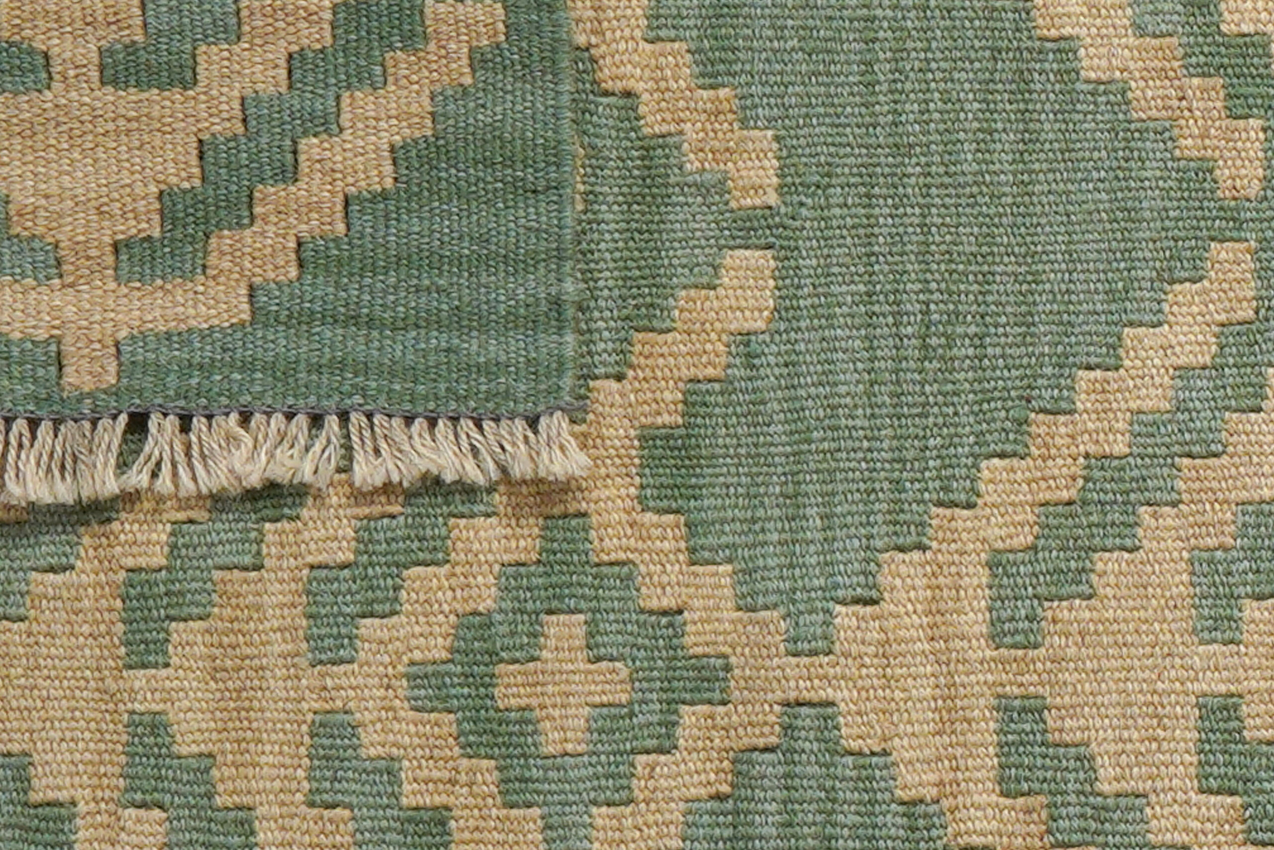 PersaTepp Teppich Kelim Gashgai grün B/H/L: ca. 61x1x88 cm