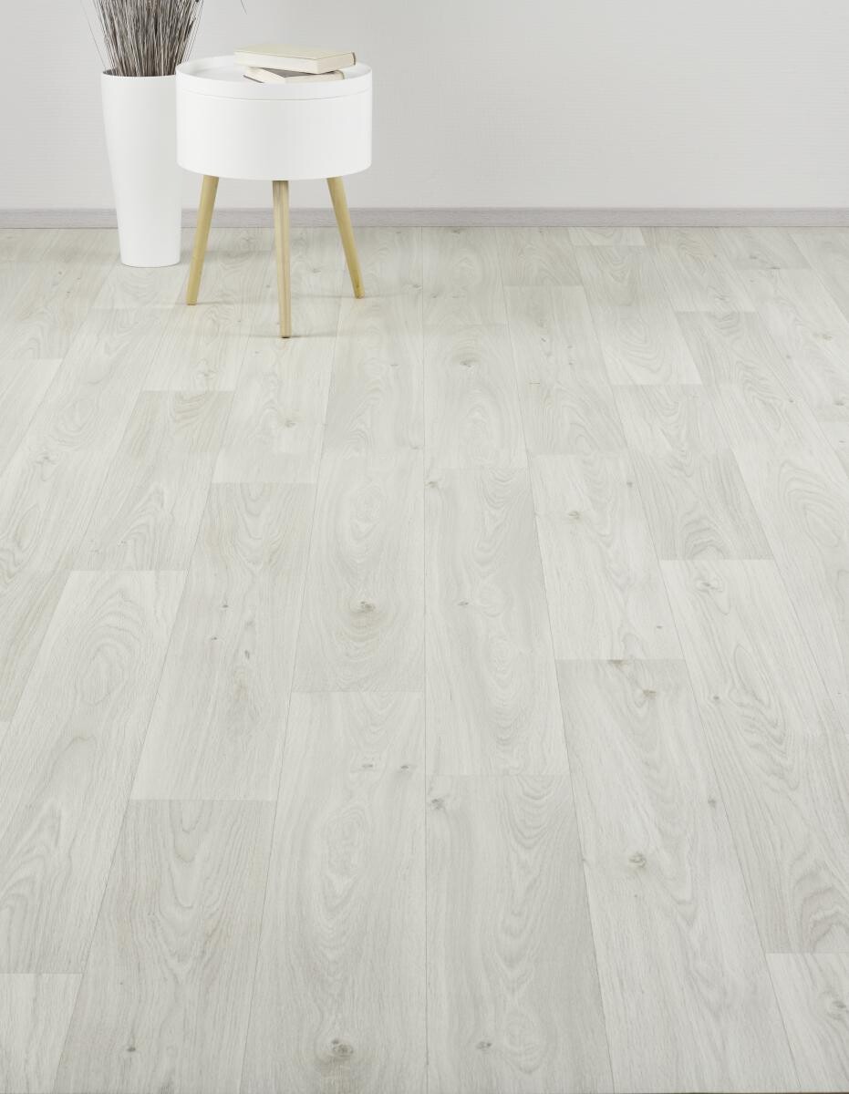 Vinylboden Quintex weiß Eiche B: ca. 500 cm pro m²