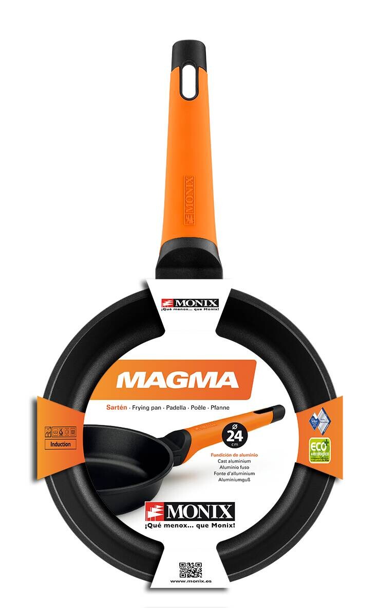 Monix Pfannenset MAGMA schwarz Aluguss 3 tlg.