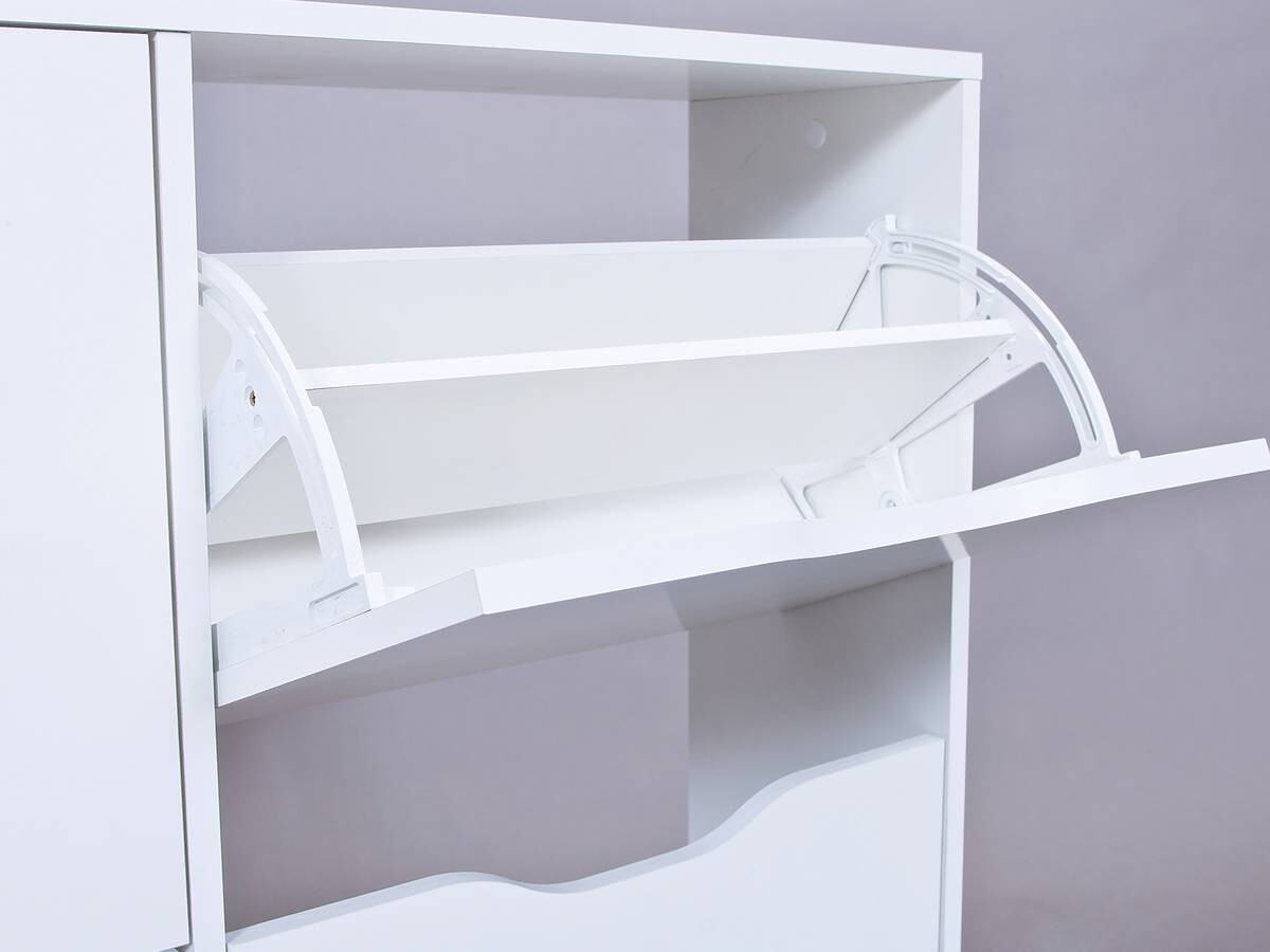 Schuhkipper Westphalen weiß B/H/T: ca. 100x90x25 cm