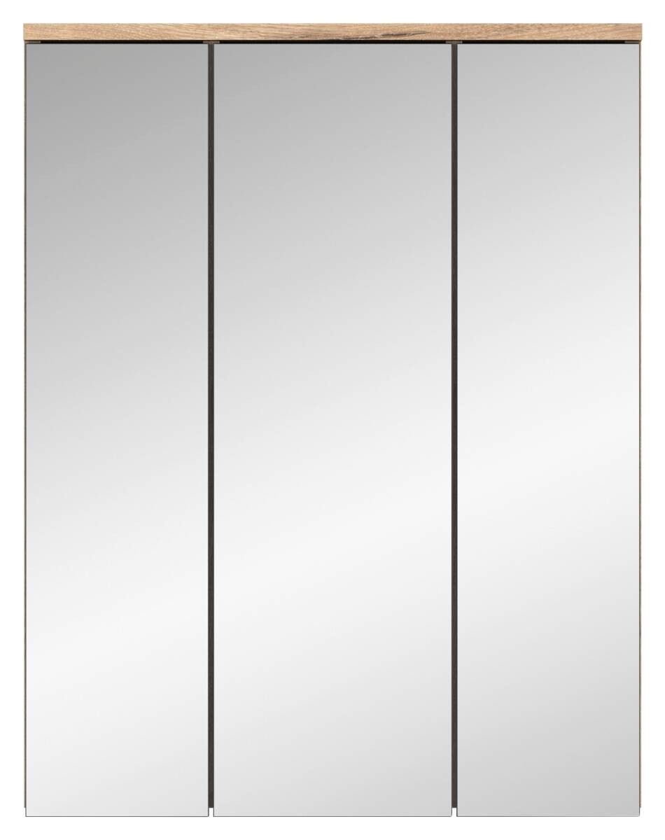 Badezimmer-Set MASON Nox Oak Nachbildung edles Basaltgrau Nachbildung B/H/T: ca. 60x190x34 cm