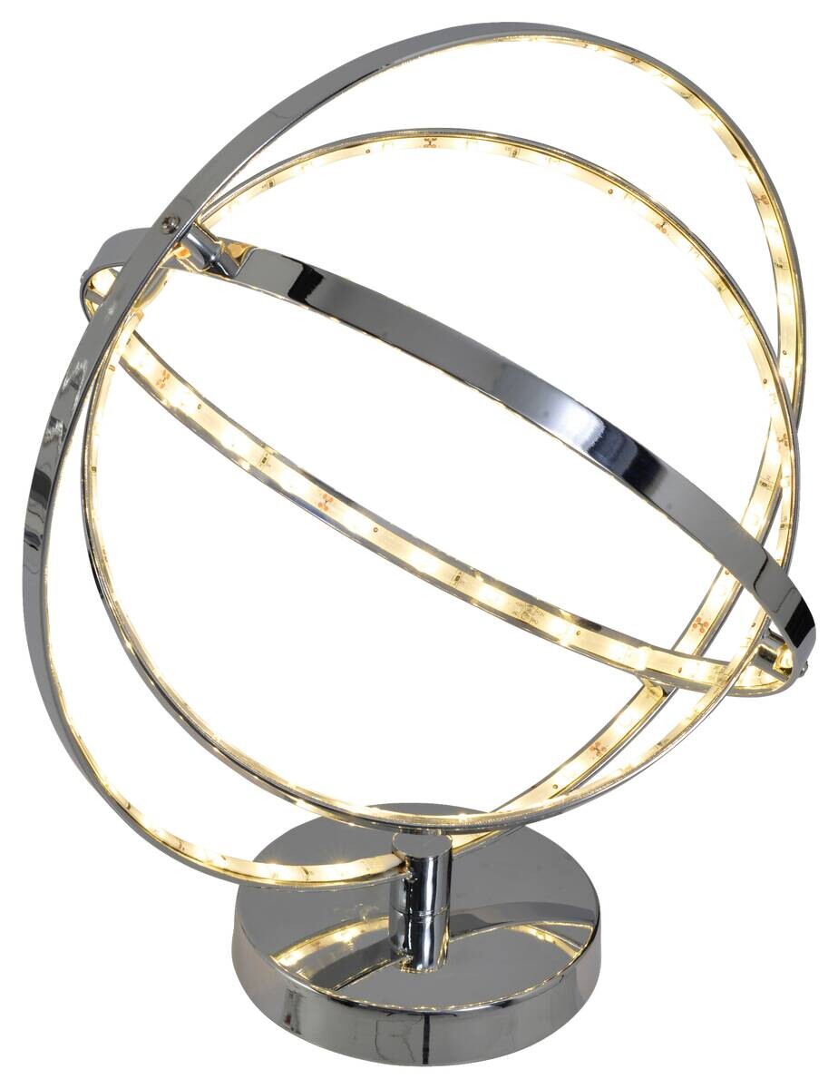 Näve Leuchten Tischleuchte 3100142 Chrom Metall B/H/T: ca. 31x39x35 cm null 87 Brennstellen