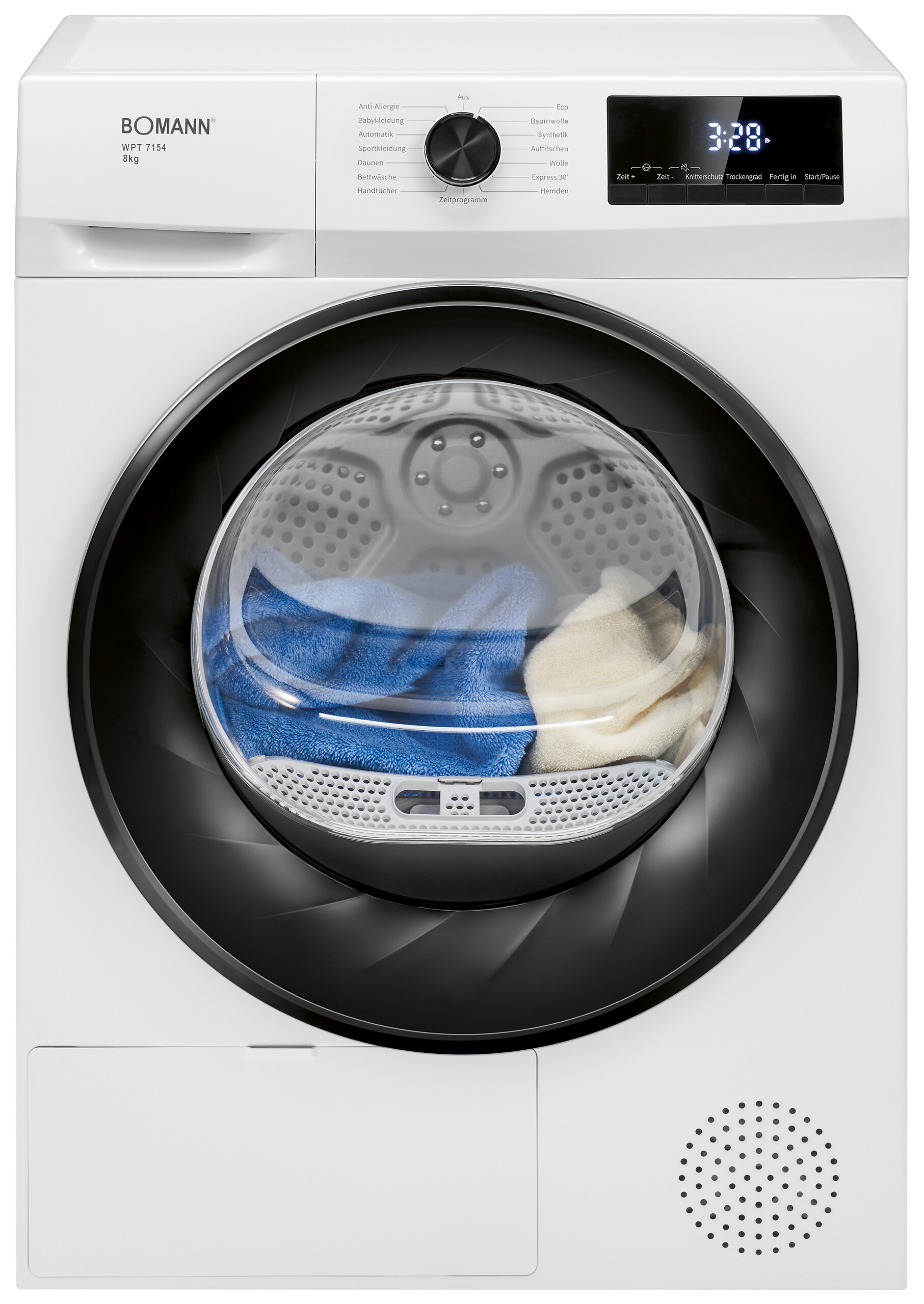 Bomann Wärmepumpentrockner WPT 7154 weiß B/H/T: ca. 59,5x84,5x58 cm ca. 8 kg