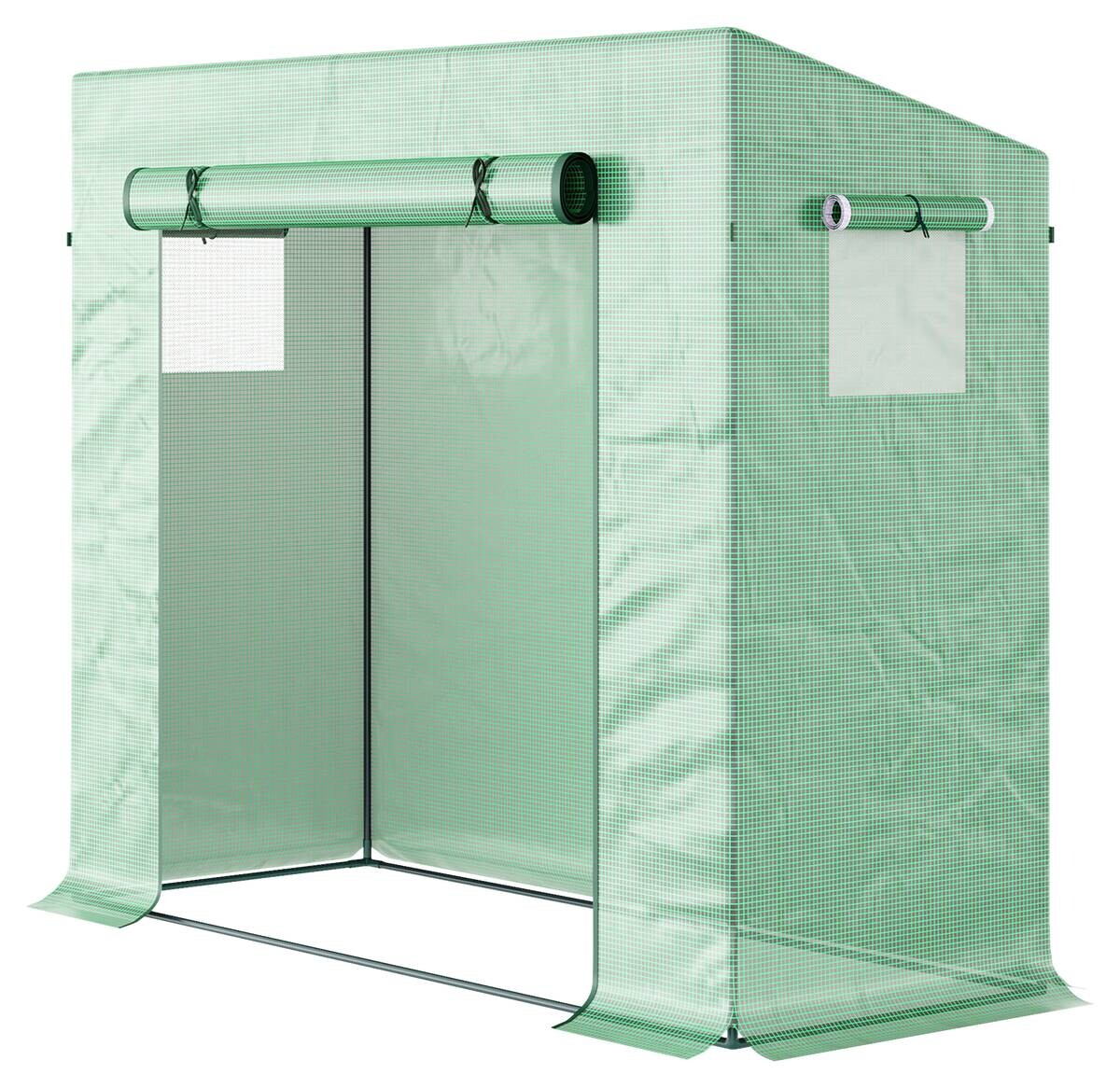 Outsunny Gewächshaus B/H/L: ca. 76x168x200 cm