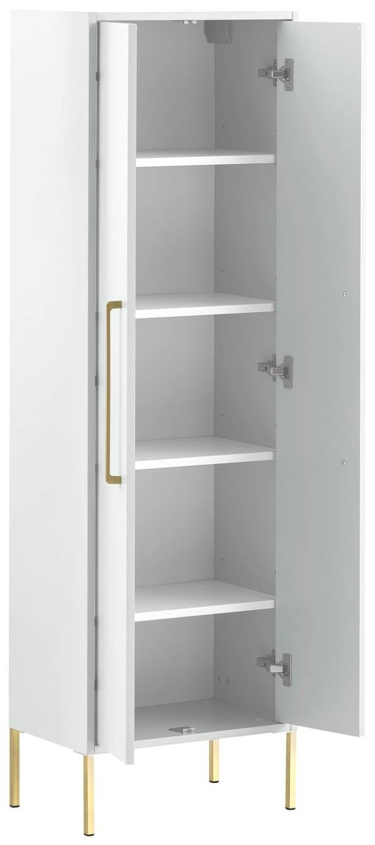 Midischrank Sarah weiß B/H/T: ca. 46,2x154,7x30,1 cm