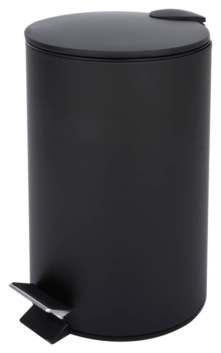 POCOline Treteimer mattschwarz Edelstahl