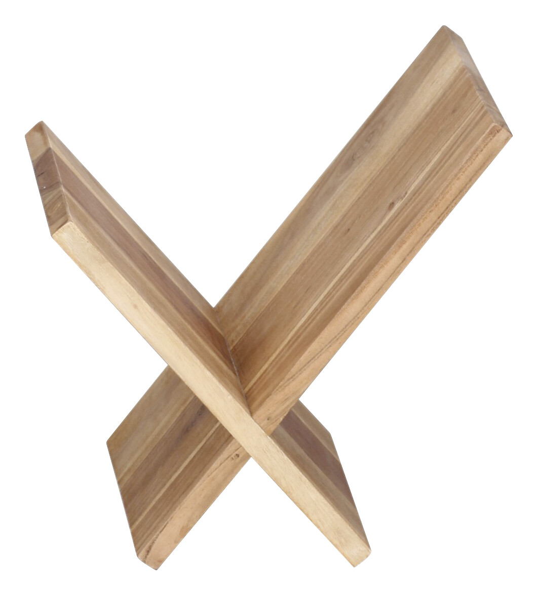 Zeitungsständer natur Akazie B/H/T: ca. 29x31x28 cm