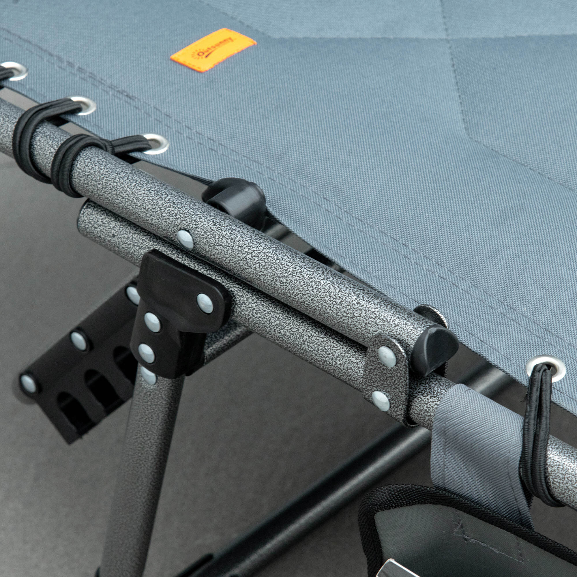 Outsunny Sonnenliege grau Stahl B/H/L: ca. 57x30x188 cm