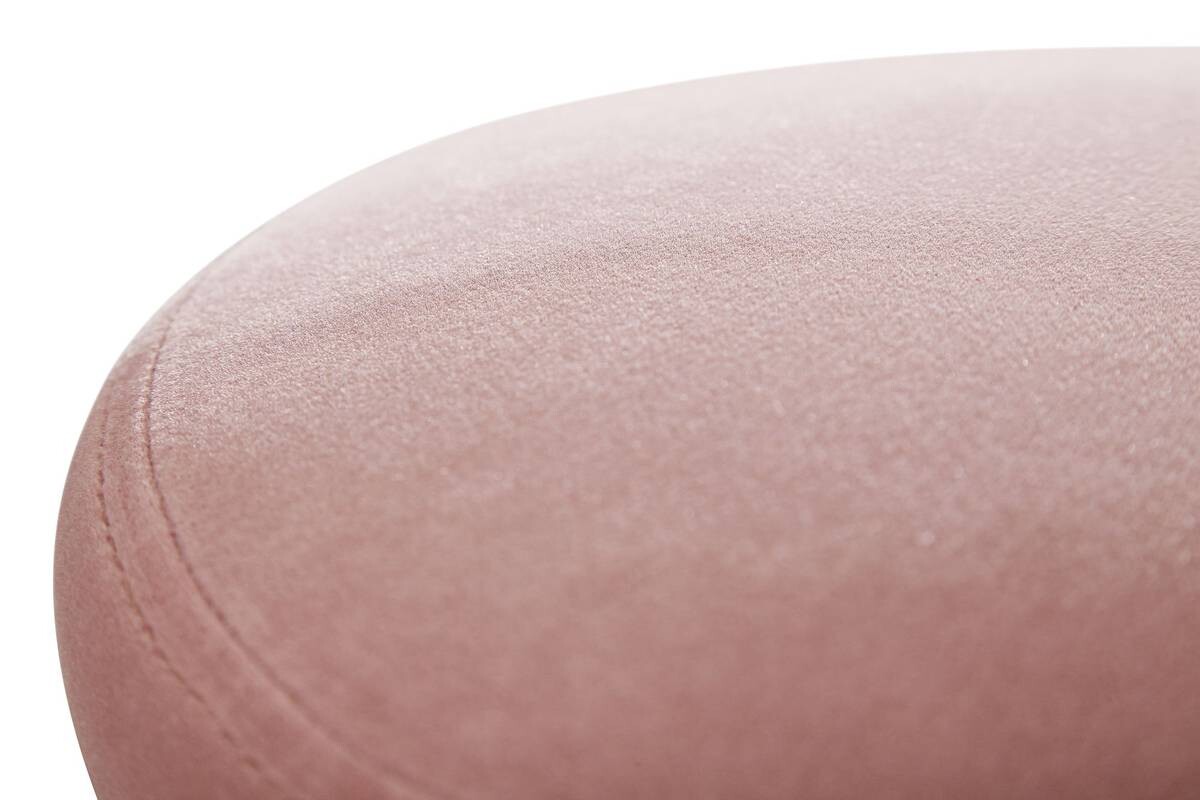 Barhocker rosa Stoff B/H/T: ca. 40x58x40 cm