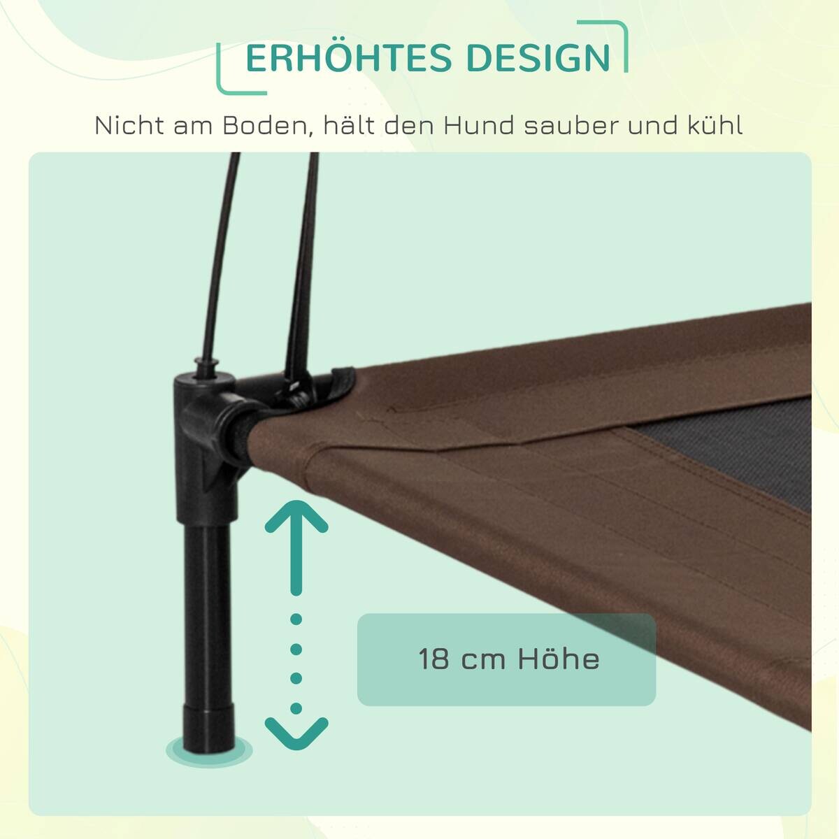 PawHut Hunde-Zubehör schwarz Polyester B/H/L: ca. 76x92x90 cm