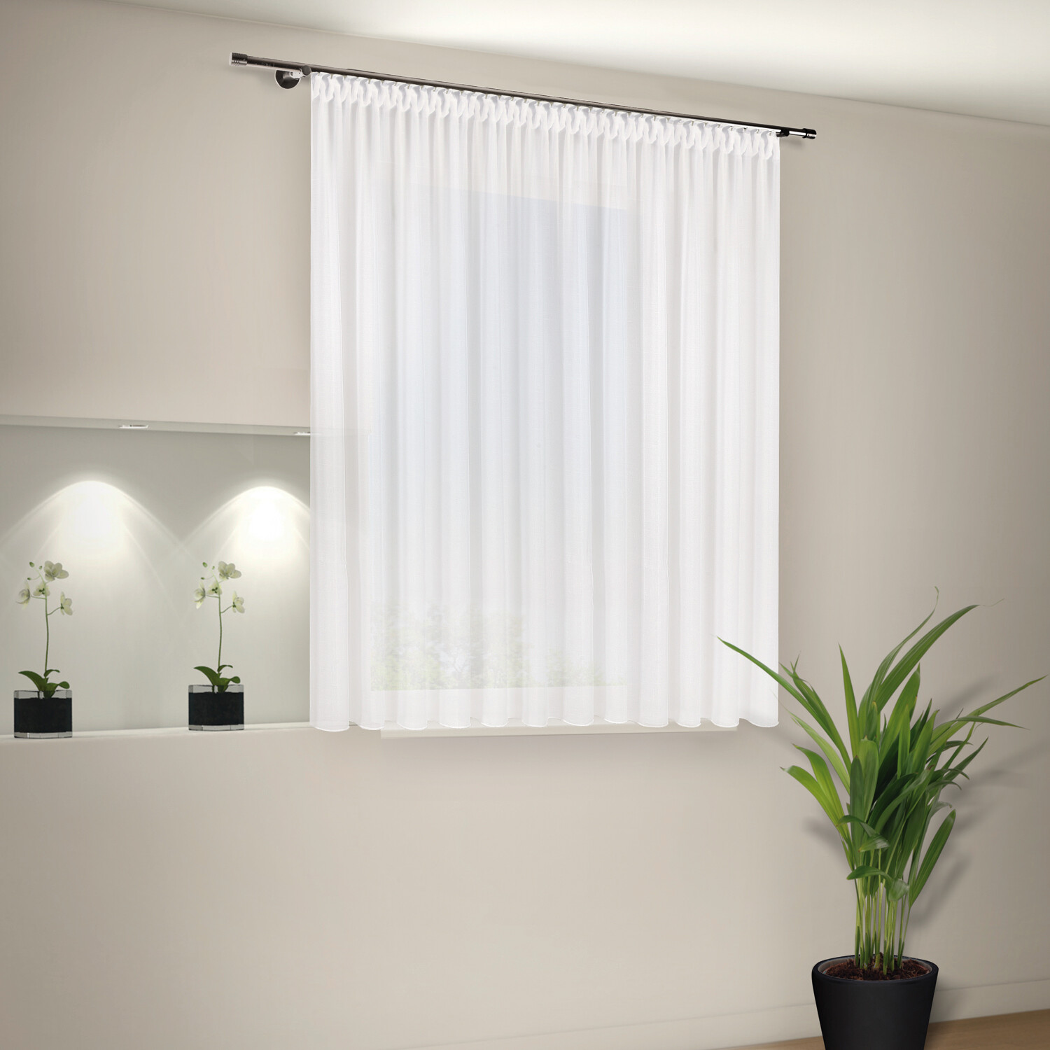 Happy Home Fertigstore Alina weiß B/L: ca. 300x175 cm