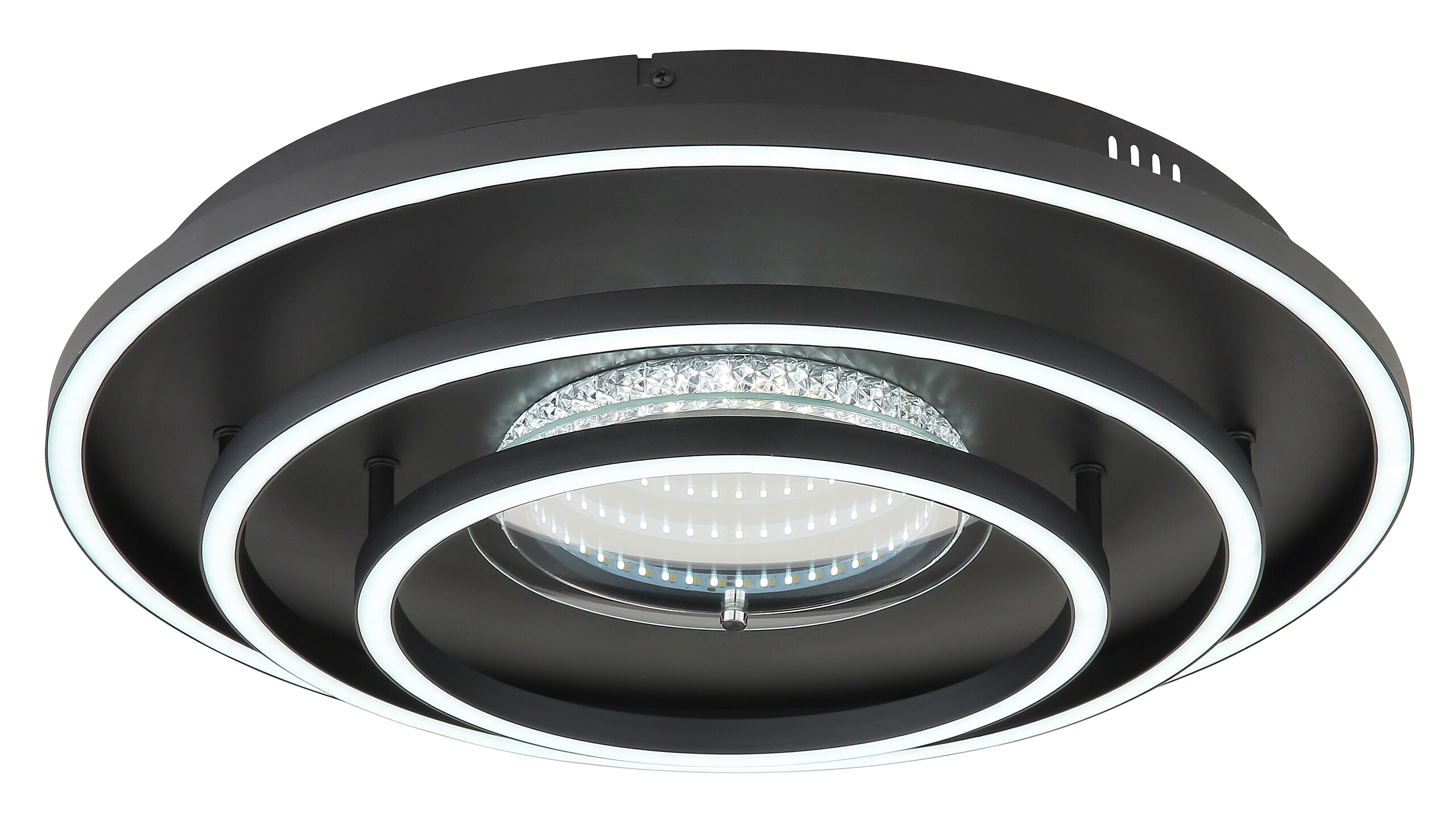 GLOBO Deckenleuchte mattschwarz Metall Aluminium H/D: ca. 10,8x51,1 cm 1 Brennstellen