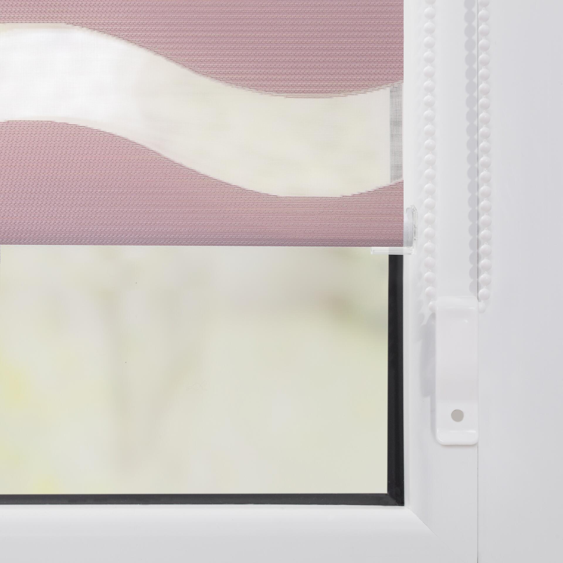 LICHTBLICK Doppelrollo Duo Welle altrosa B/L: ca. 90x150 cm