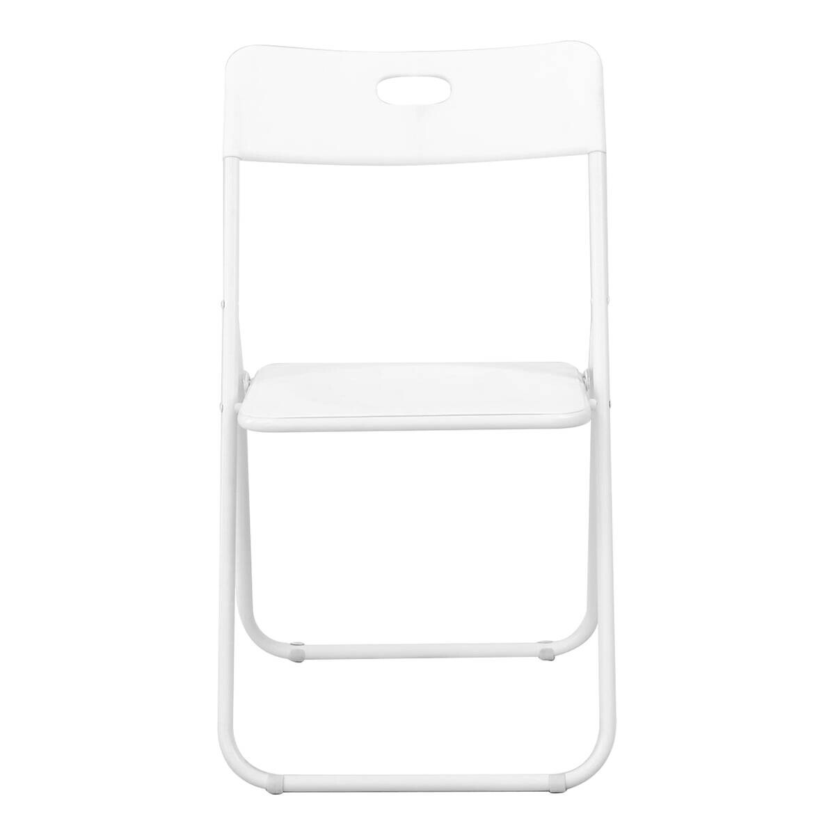 Klappstuhl Viva weiß Kunststoff B/H/T: ca. 48,5x80x46 cm