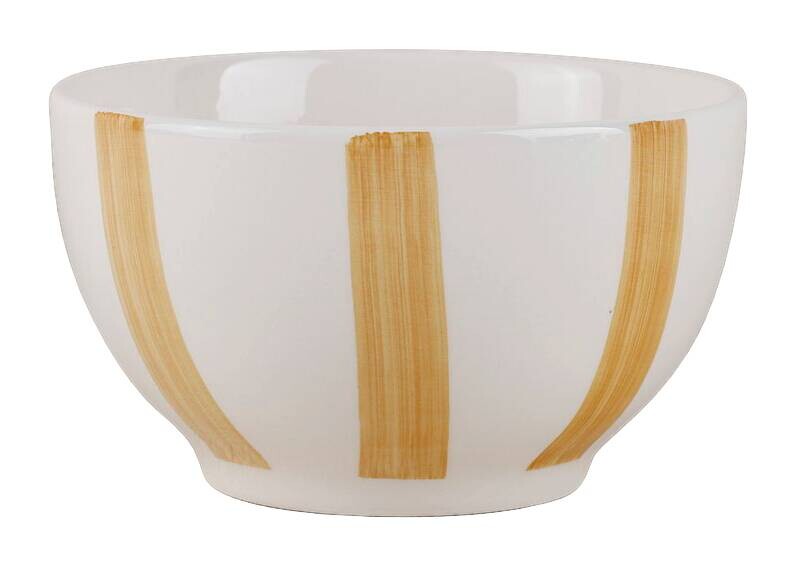 Schale gelb Keramik H/D: ca. 8x14 cm