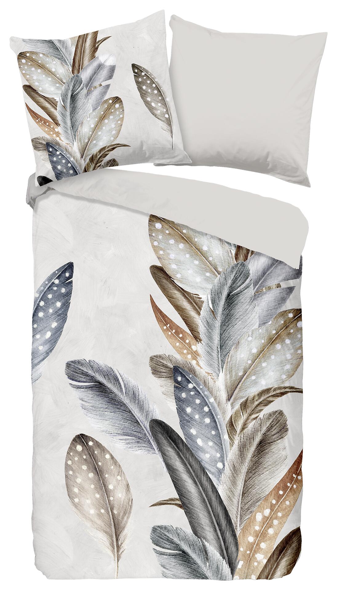 Bettwäsche Eina sand Baumwolle B/L: ca. 155x220 cm