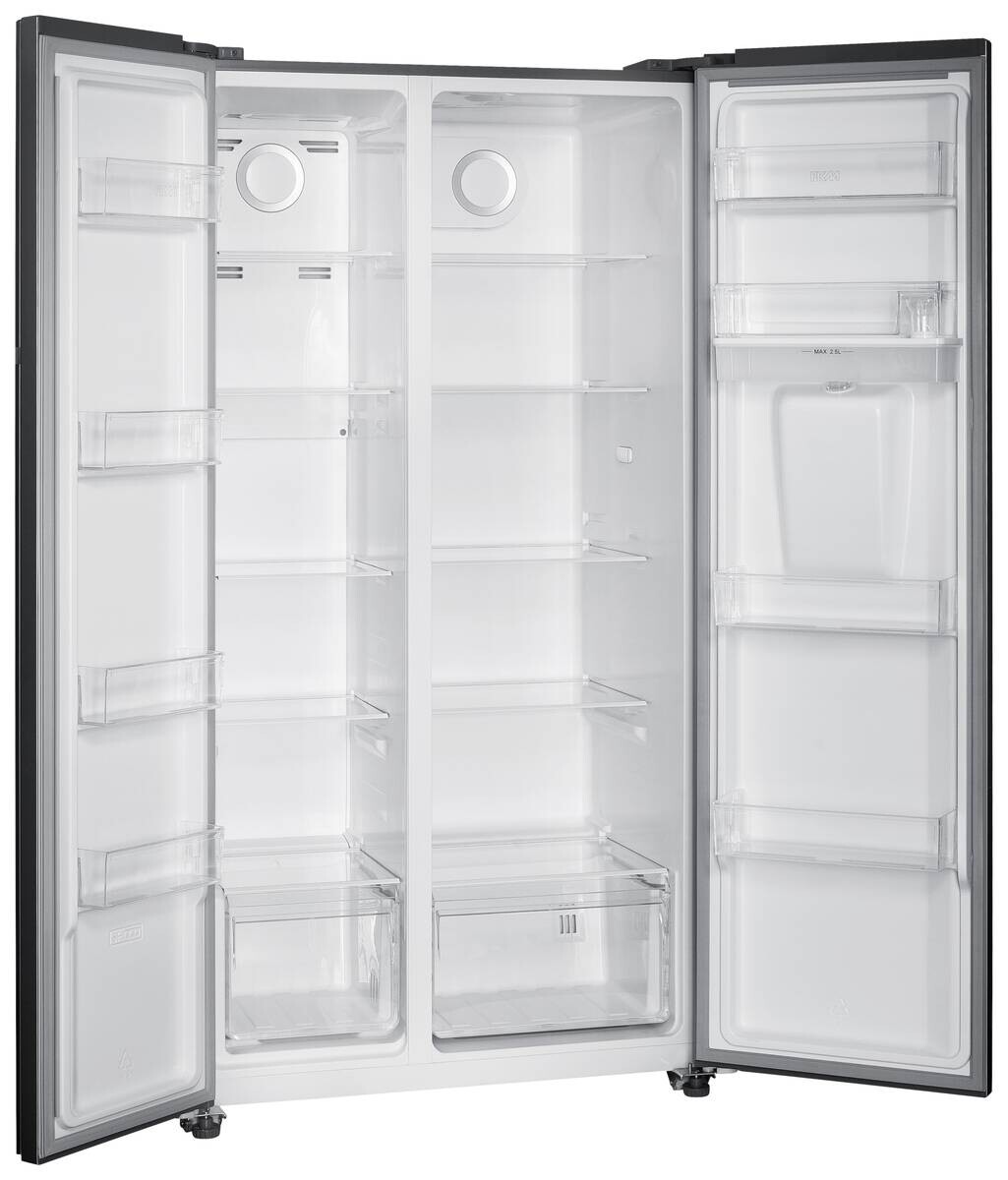 PKM Side-by-Side SBS505DNFWDDIX silber B/H/T: ca. 90x177x66 cm