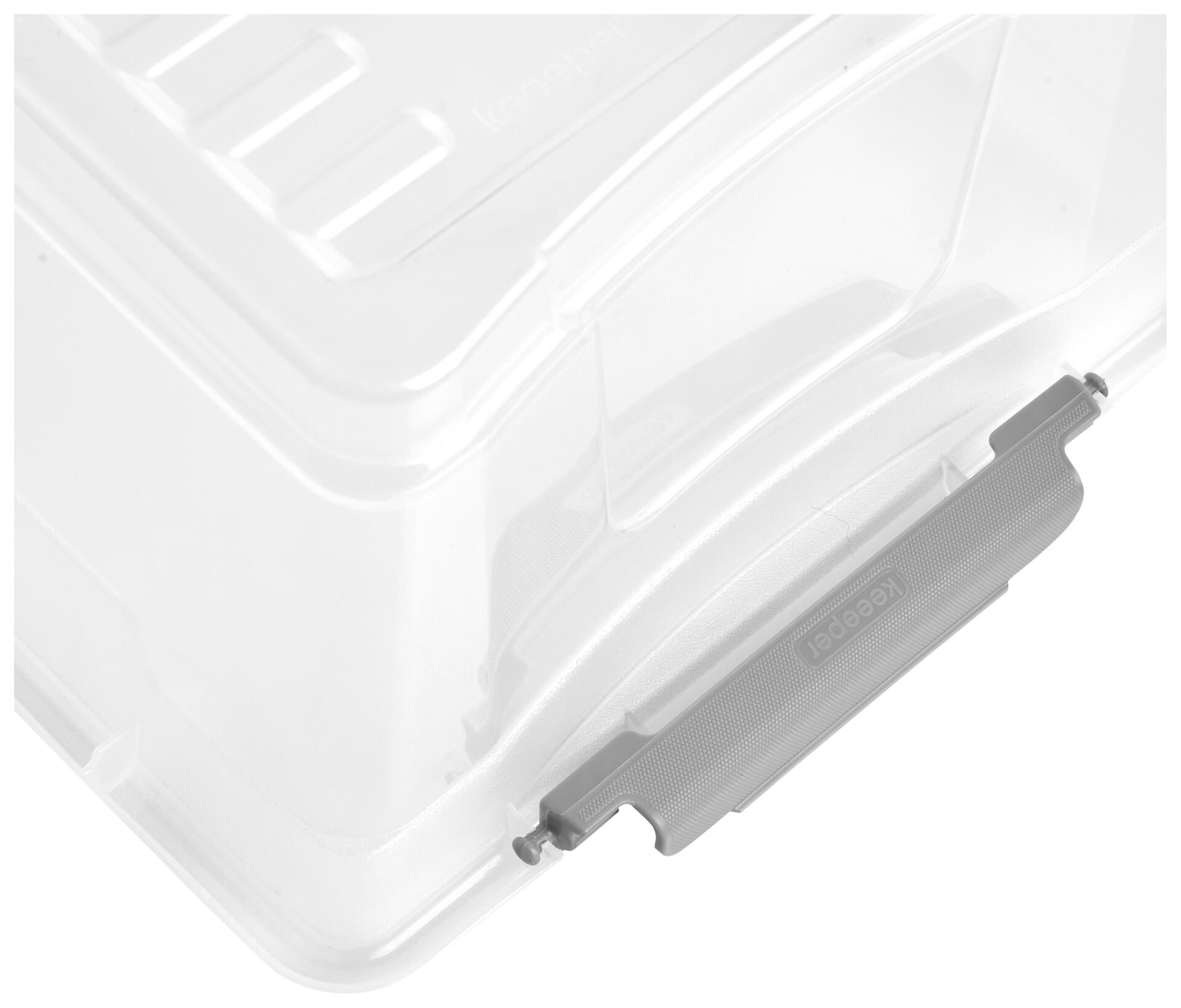 Aufbewahrungsbox transparent B/H/L: ca. 18,5x10,5x28,5 cm