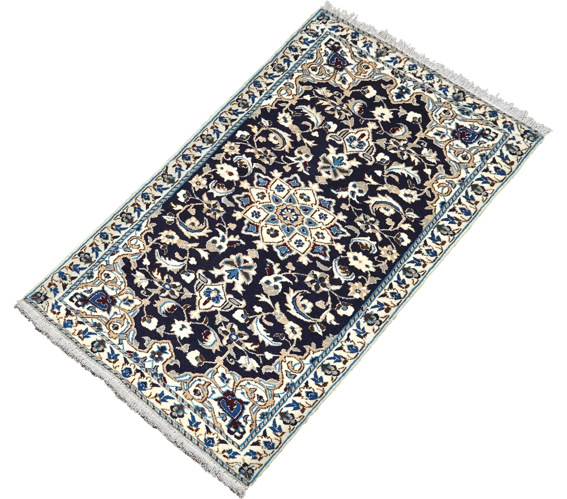 PersaTepp Teppich Nain 12La blau B/H/L: ca. 67x1x136 cm