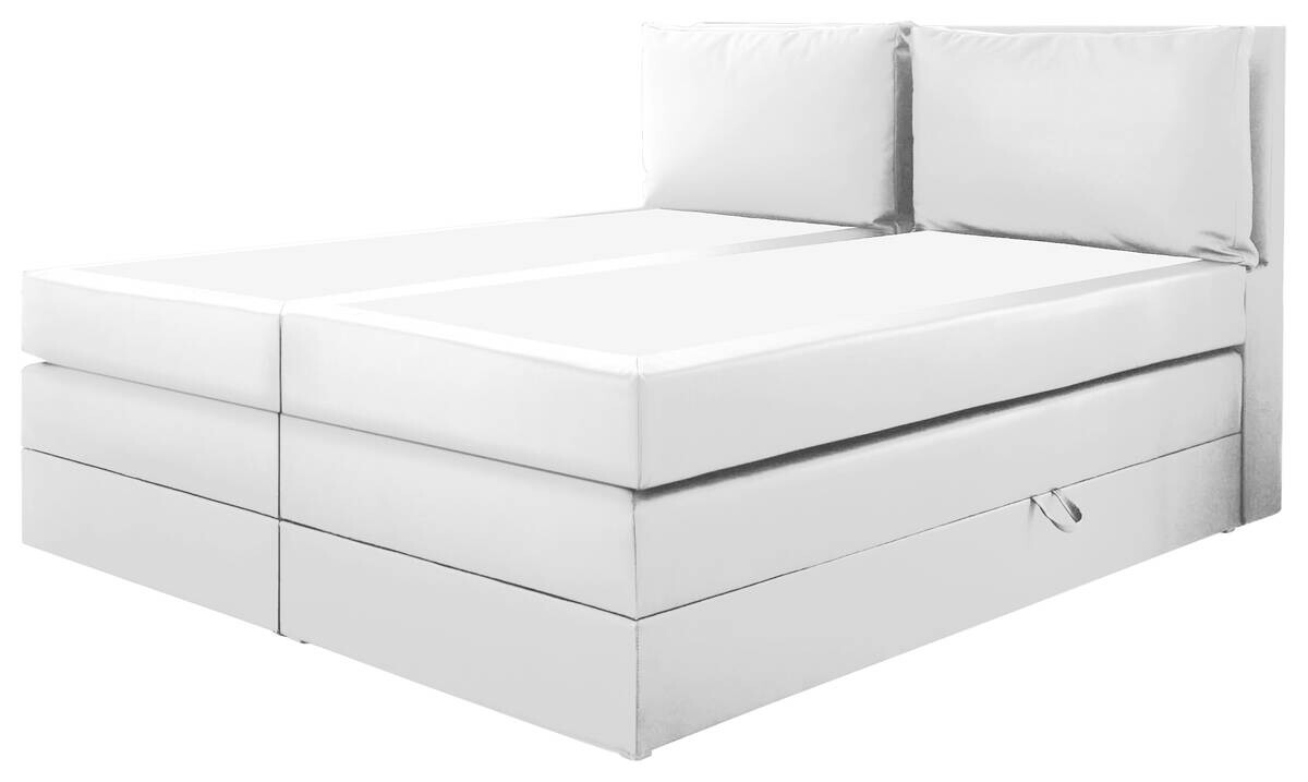 Boxspringbett Lissy weiß Liegefläche B/L: ca. 180x200 cm
