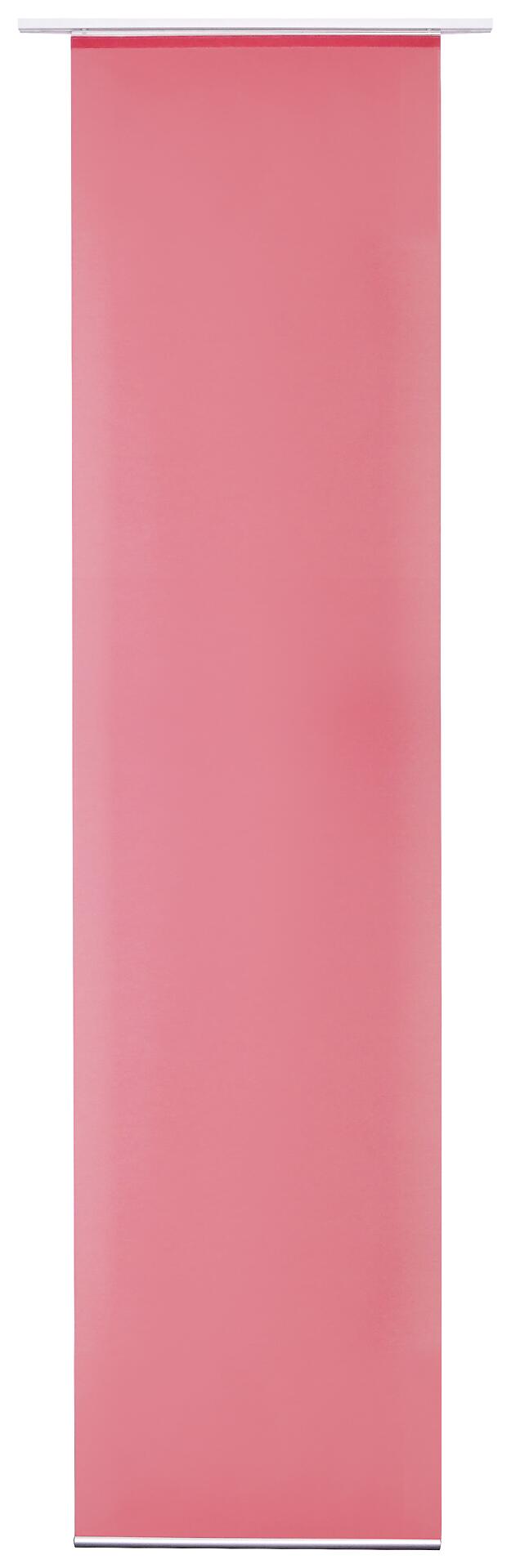 Schiebevorhang BASIC pink B/L: ca. 60x300 cm