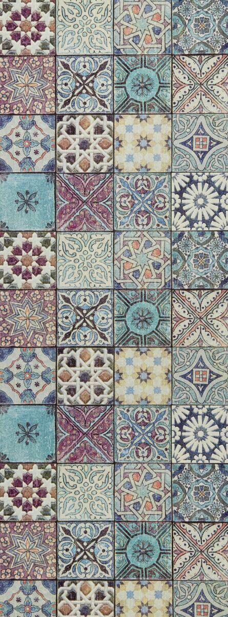 Vliestapete Fliesenoptik bunt B/L: ca. 53x1005 cm