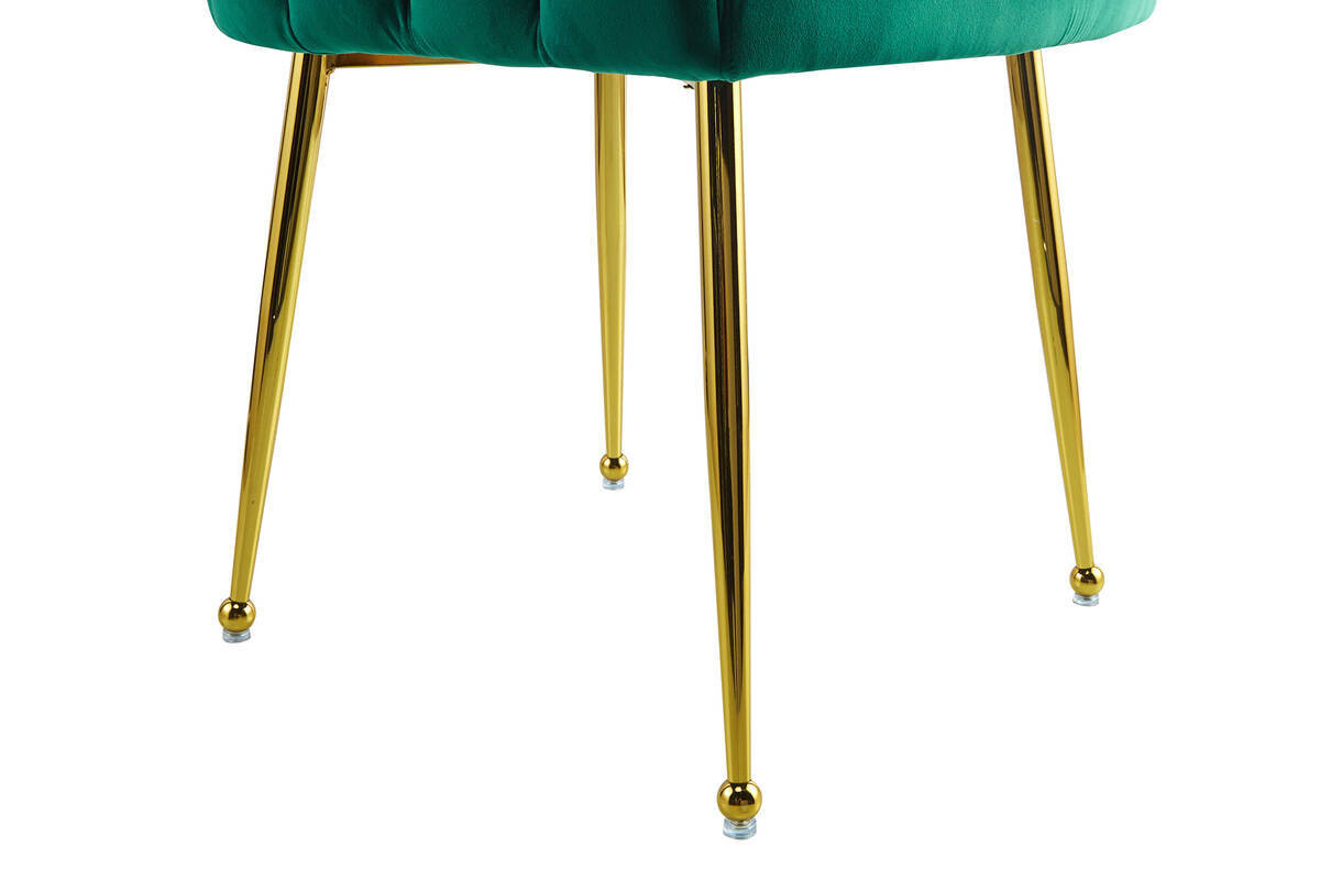 Stuhl Mucha 101 grün Microfaser B/H/T: ca. 59x85x56 cm