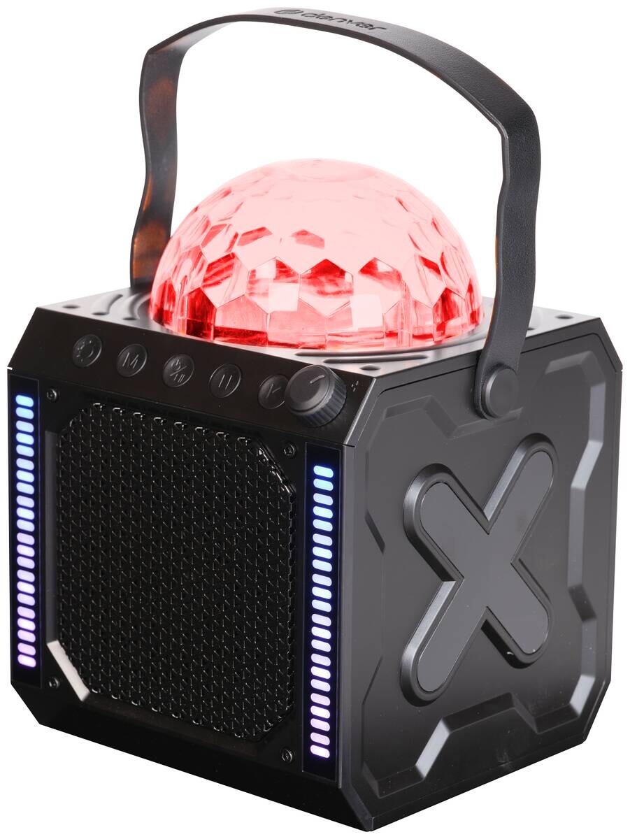 Denver Bluetooth-Party-LautsprecherBTM-618 BTM-618 schwarz B/H/T: ca. 17x22x16 cm