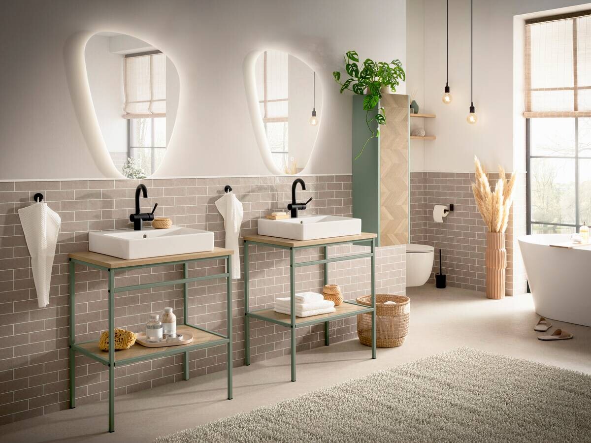 Highboard Lorna Pistazie B/H/T: ca. 30,2x106,1x23,4 cm