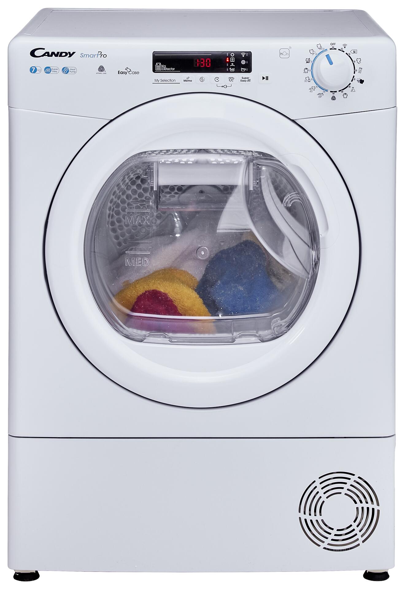 Candy Wärmepumpentrockner CSOE H7A2DE-S weiß B/H/T: ca. 60x85x59 cm ca. 7 kg