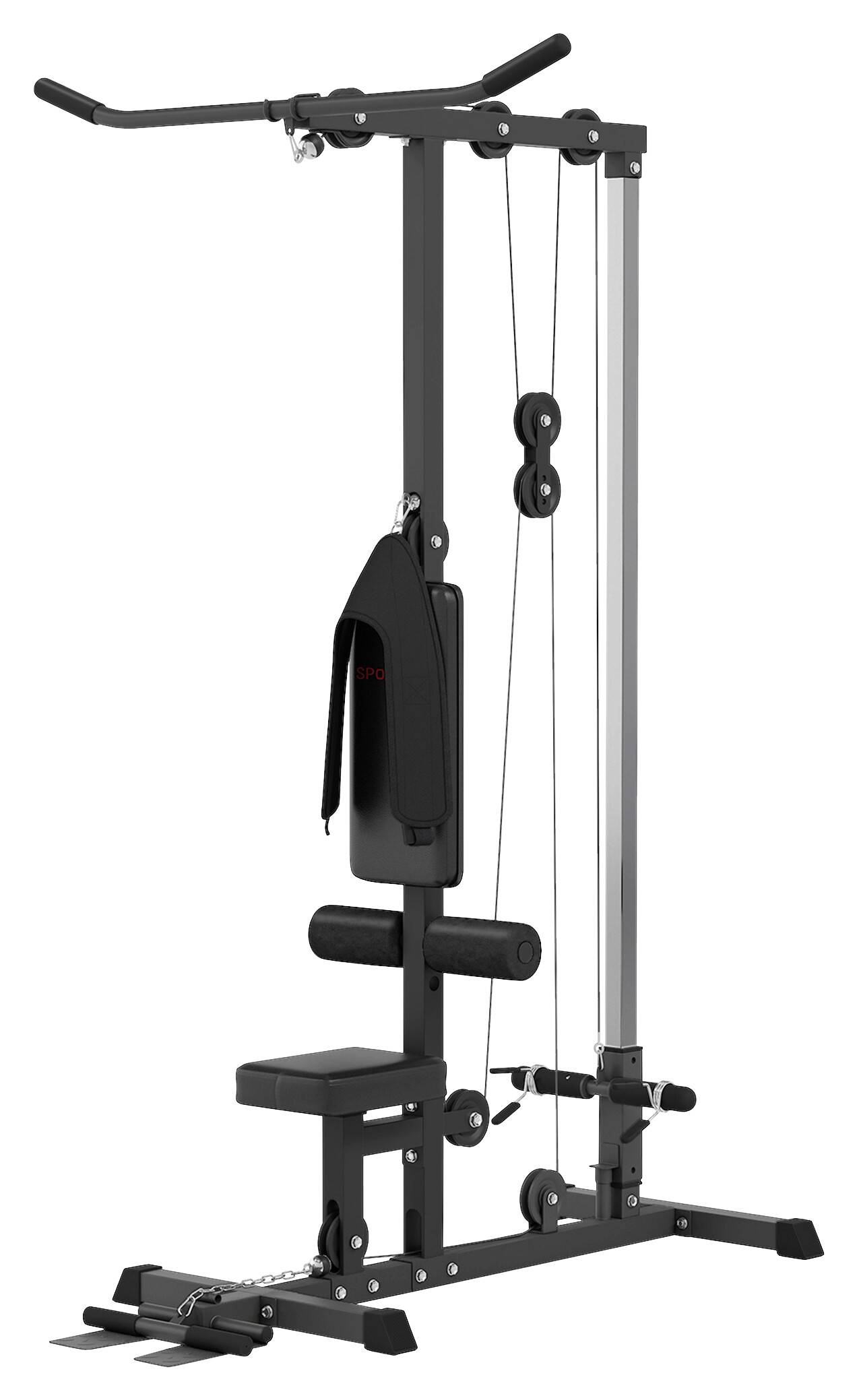 SPORTNOW Kraftstation schwarz Kunstleder B/H/L: ca. 108x197x140 cm