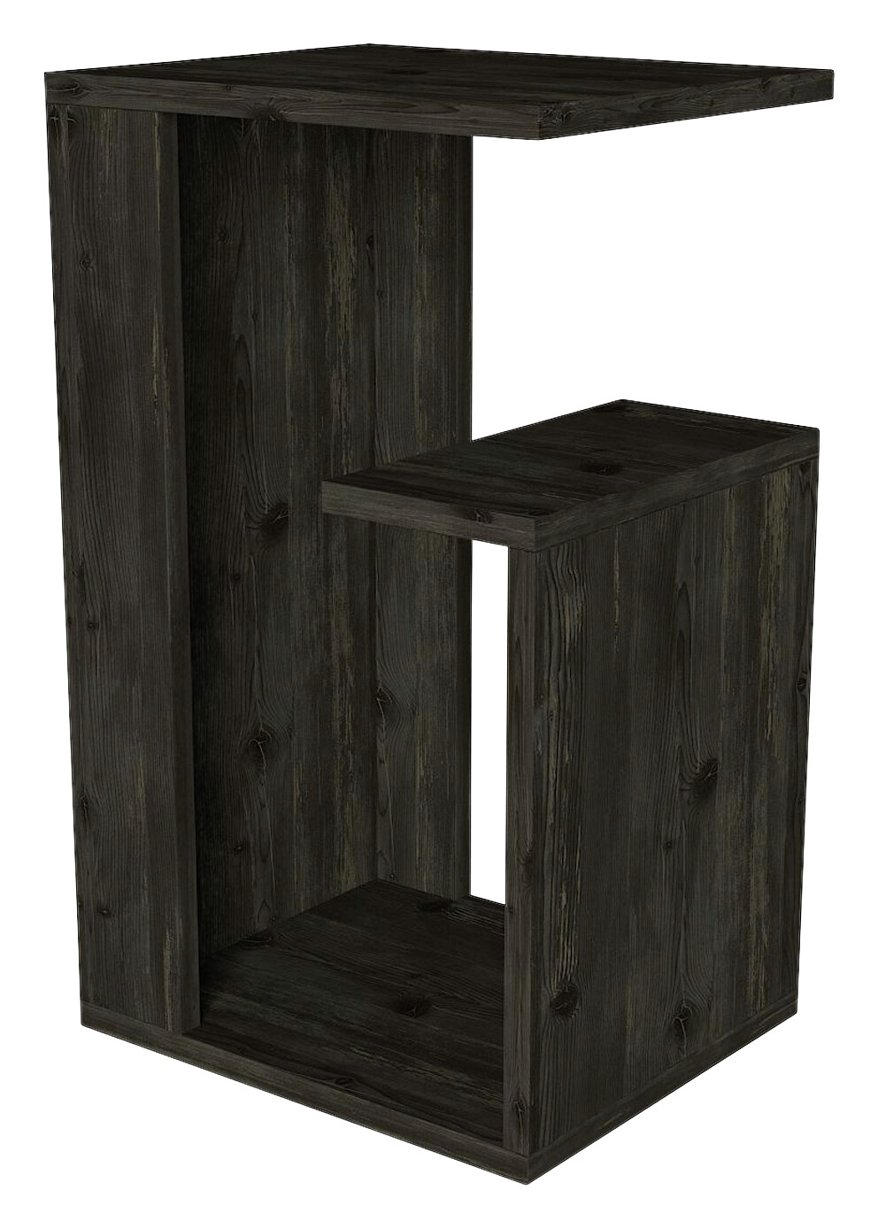 Beistelltisch Sister dunkelgrau Holz Optik Spanplatte B/H/T: ca. 35x60x29,5 cm