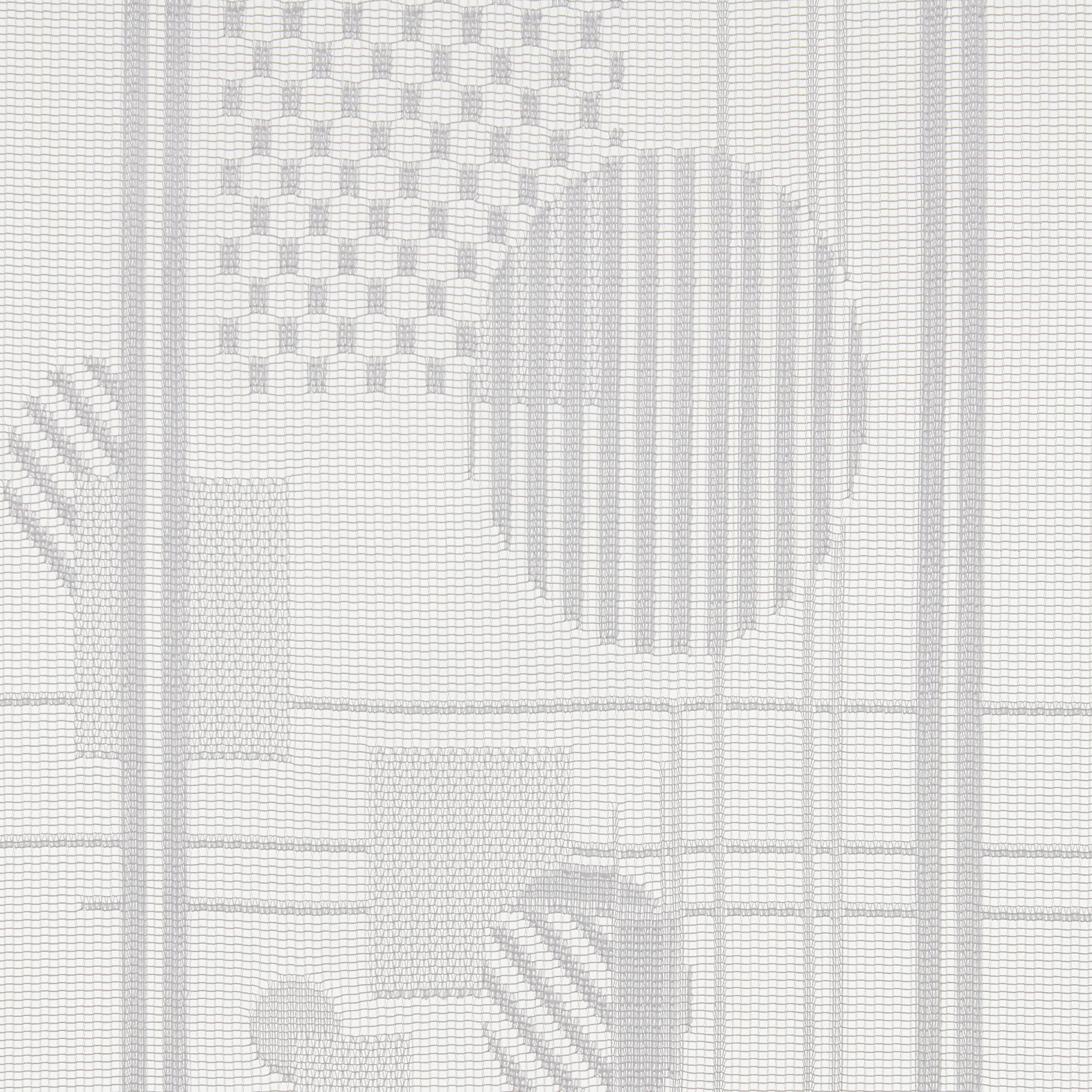 Sensation Scheibengardine weiß B/L: ca. 145x60 cm