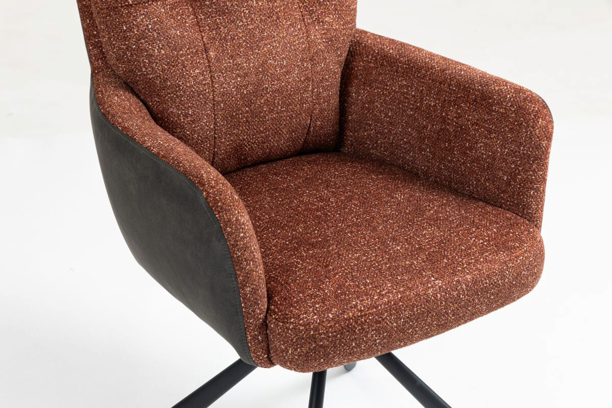 Drehstuhl Lecce rost Microfaser Drehstuhl Lecce rost Microfaser