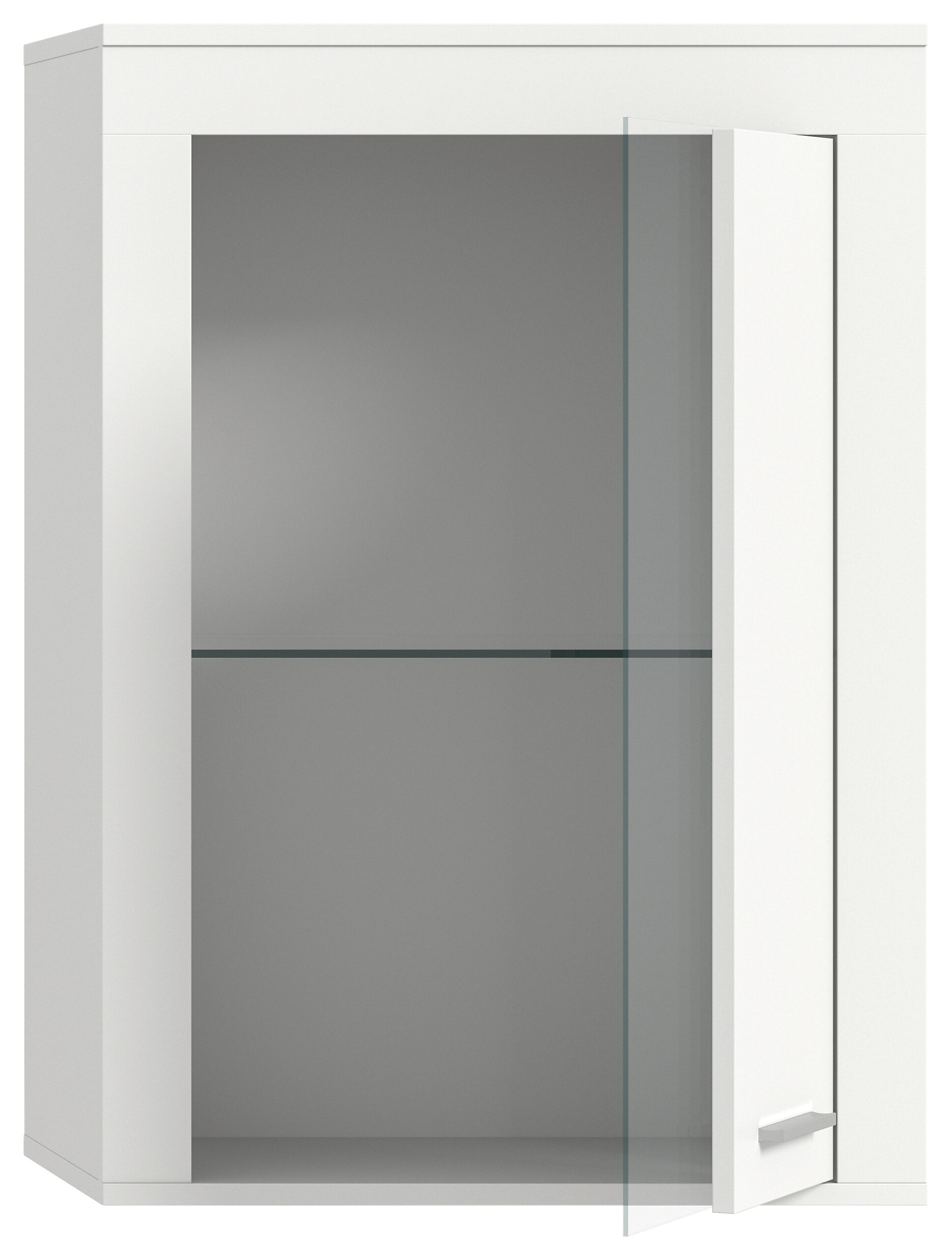 Vitrine Jam weiß B/H/T: ca. 86x60x35 cm