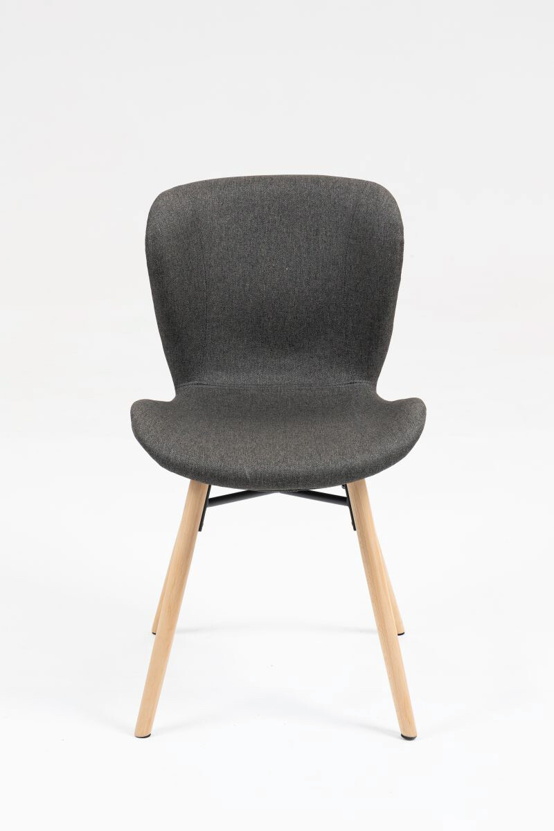 Stuhl Florenz anthrazit Microfaser B/H/T: ca. 47x80x52 cm