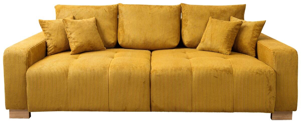 Big Sofa natur Microfaser B/H/T: ca. 248x80x114 cm