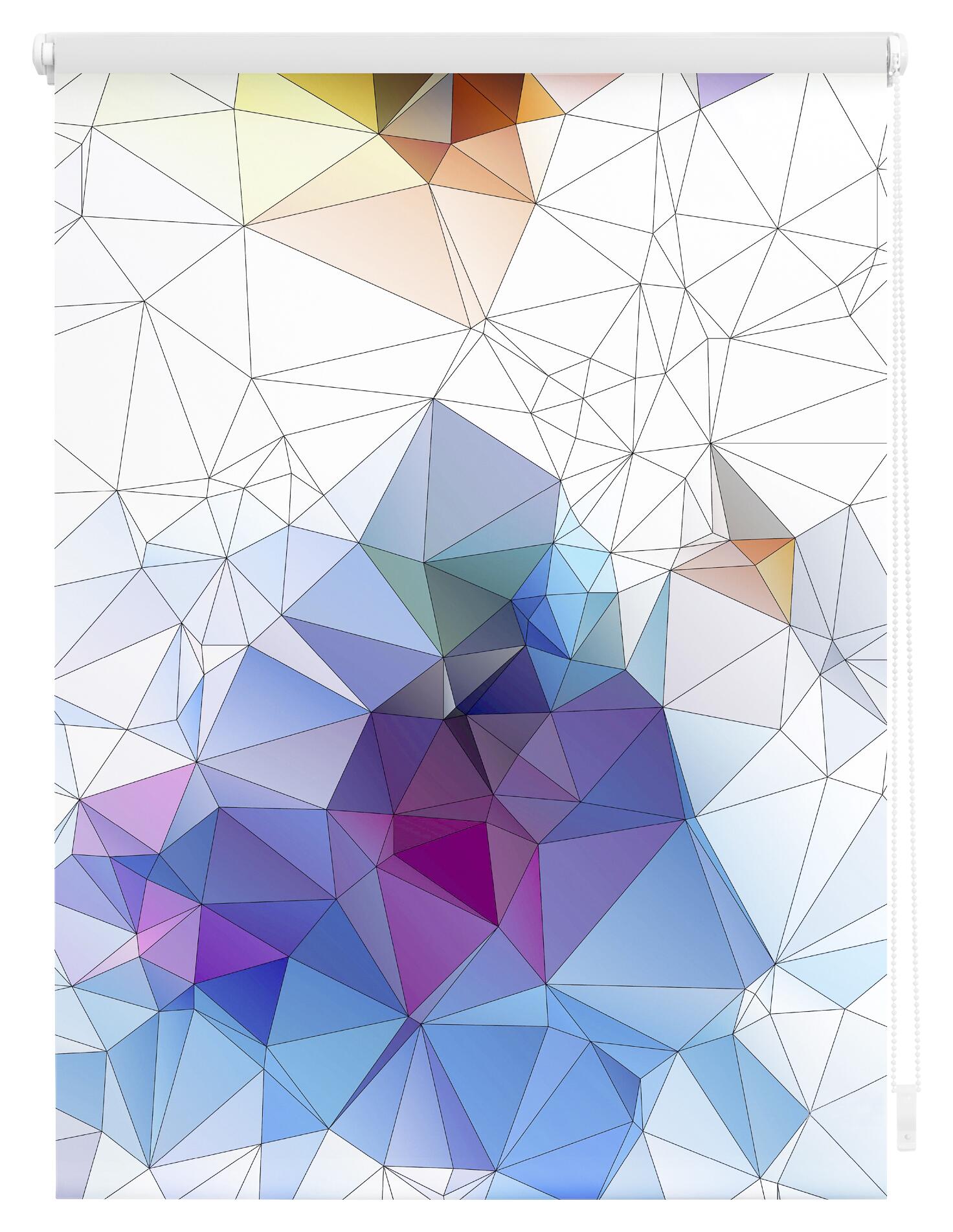 LICHTBLICK Verdunkelungsrollo Grafik bunt B/L: ca. 90x150 cm
