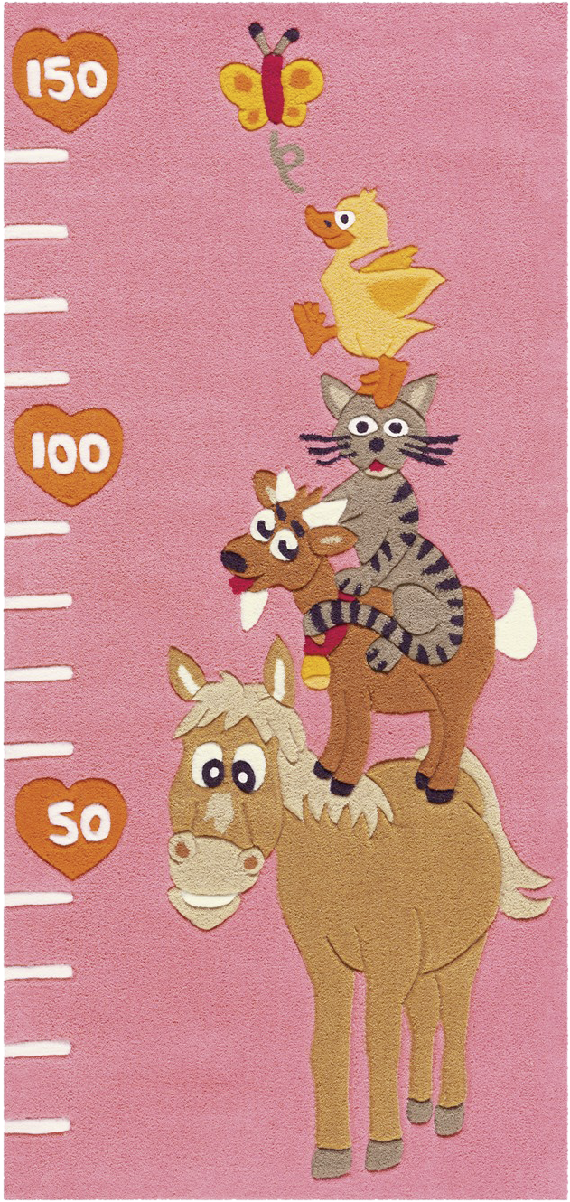 Arte Espina Kurzflorteppich Joy 4168 rosa B/L: ca. 75x160 cm