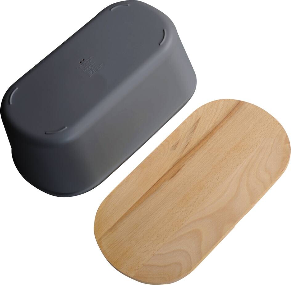 Kesper Brotbox braun Buche B/H/L: ca. 18x14x34 cm